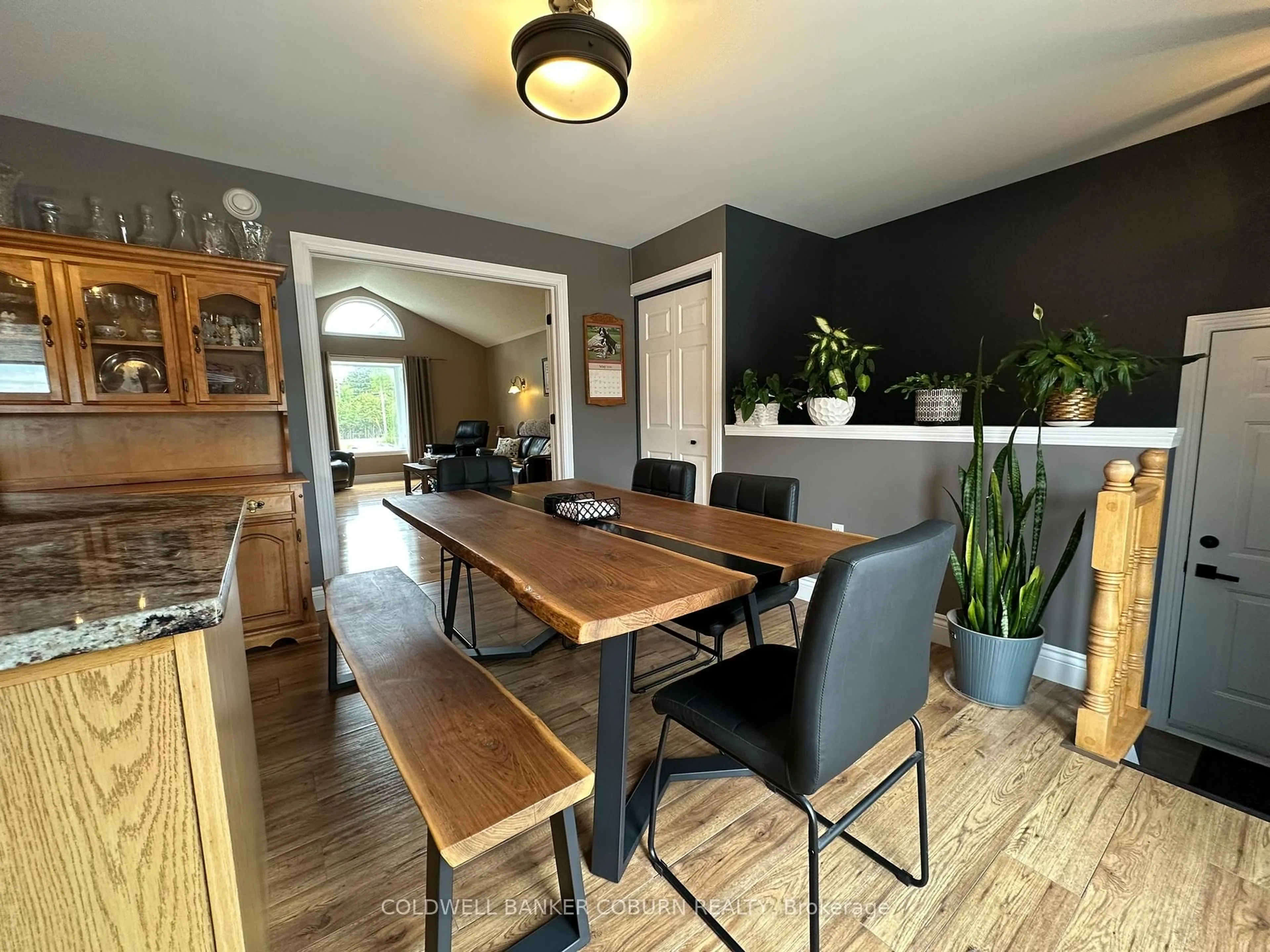 Dining room, wood/laminate floor for 2480 Beach Rd, North Grenville Ontario K0G 1T0