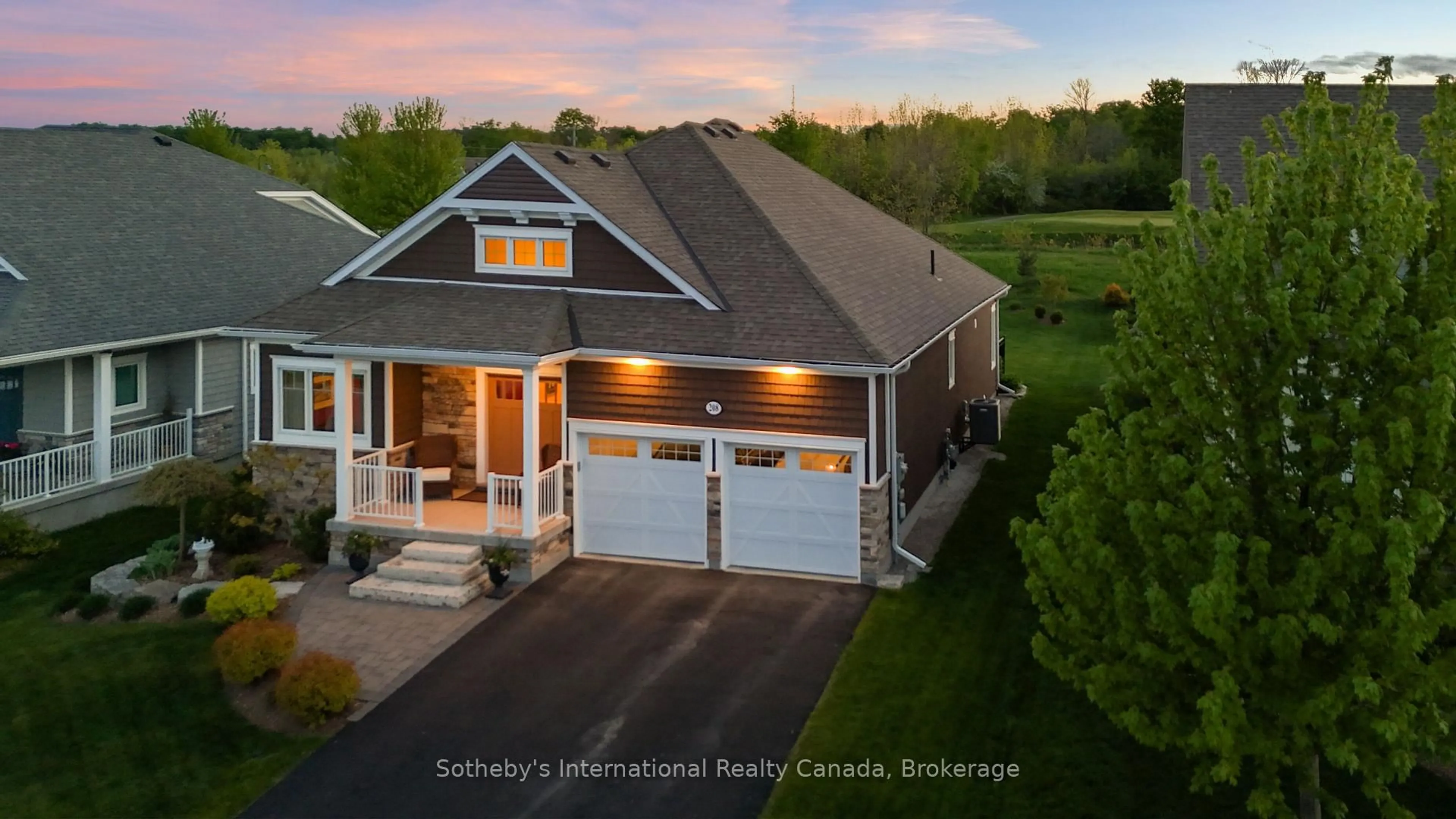 A pic from outside/outdoor area/front of a property/back of a property/a pic from drone, unknown for 208 Snowberry Lane, Georgian Bluffs Ontario N0H 1S0