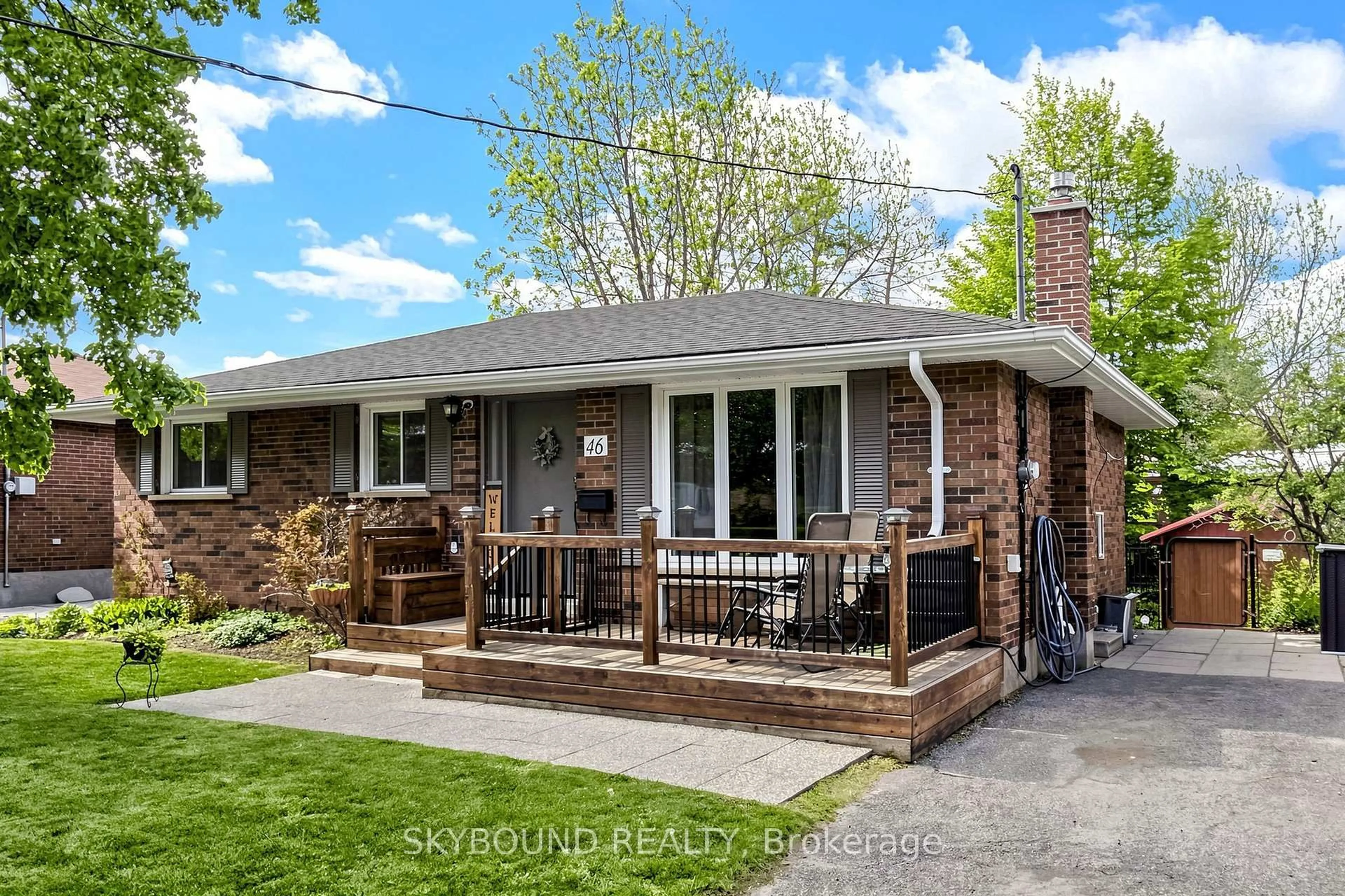 Home with brick exterior material, street for 46 Melbourne St, Kawartha Lakes Ontario K9V 1X9
