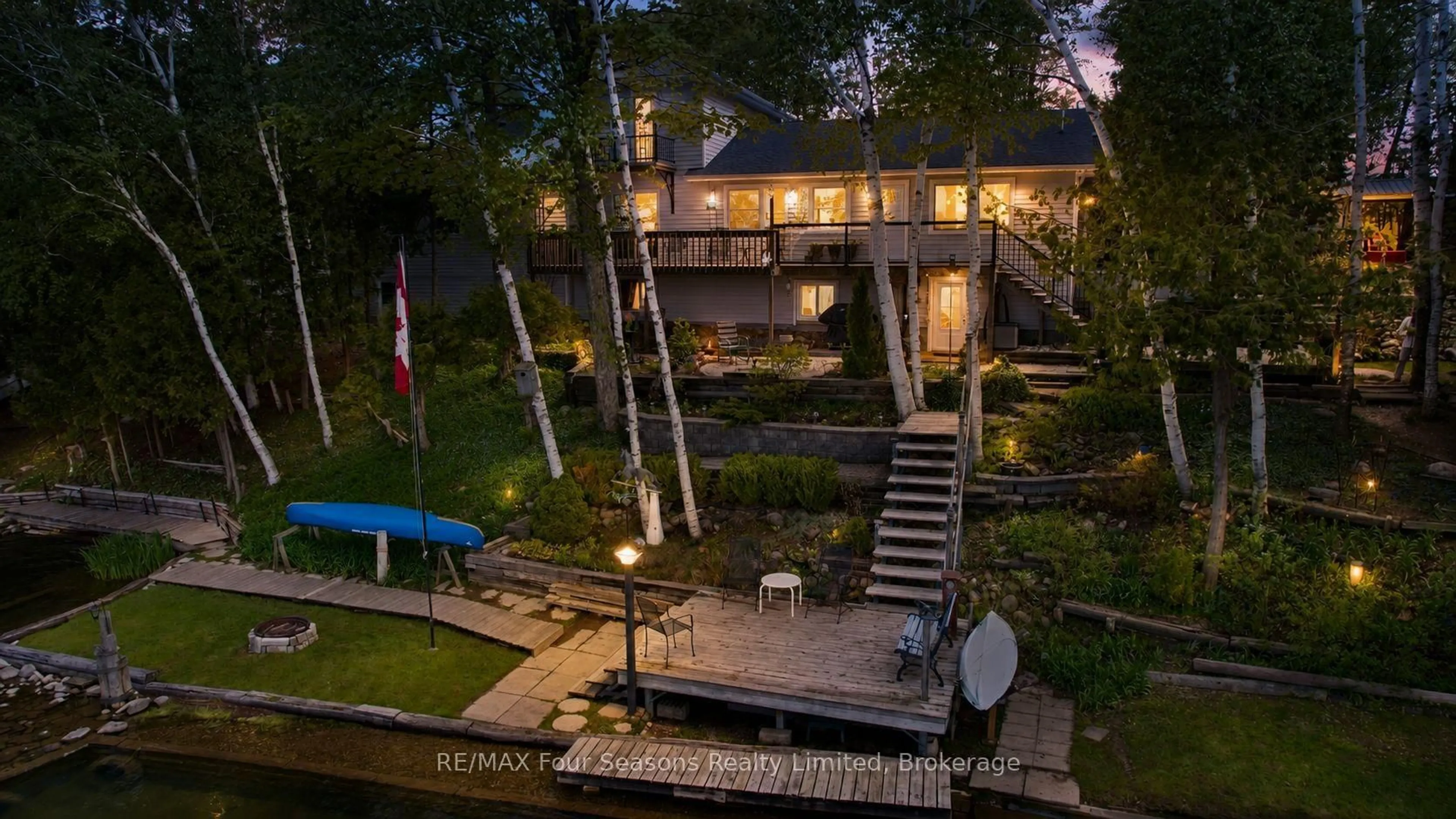 A pic from outside/outdoor area/front of a property/back of a property/a pic from drone, unknown for 52 Shore Dr, South Bruce Peninsula Ontario N0H 1A0
