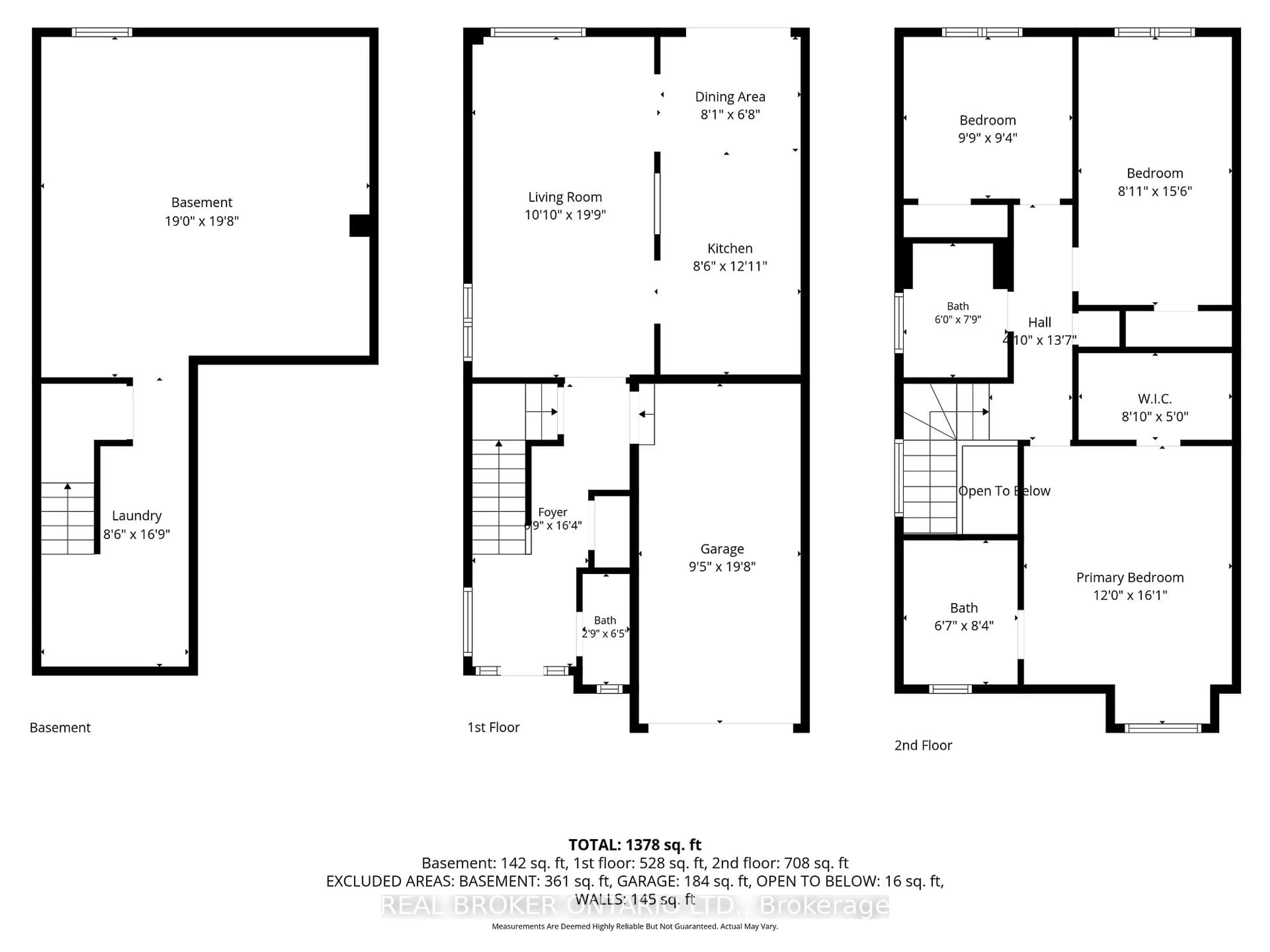 Floor plan for 100 Chester Dr #16, Cambridge Ontario N1T 0C8