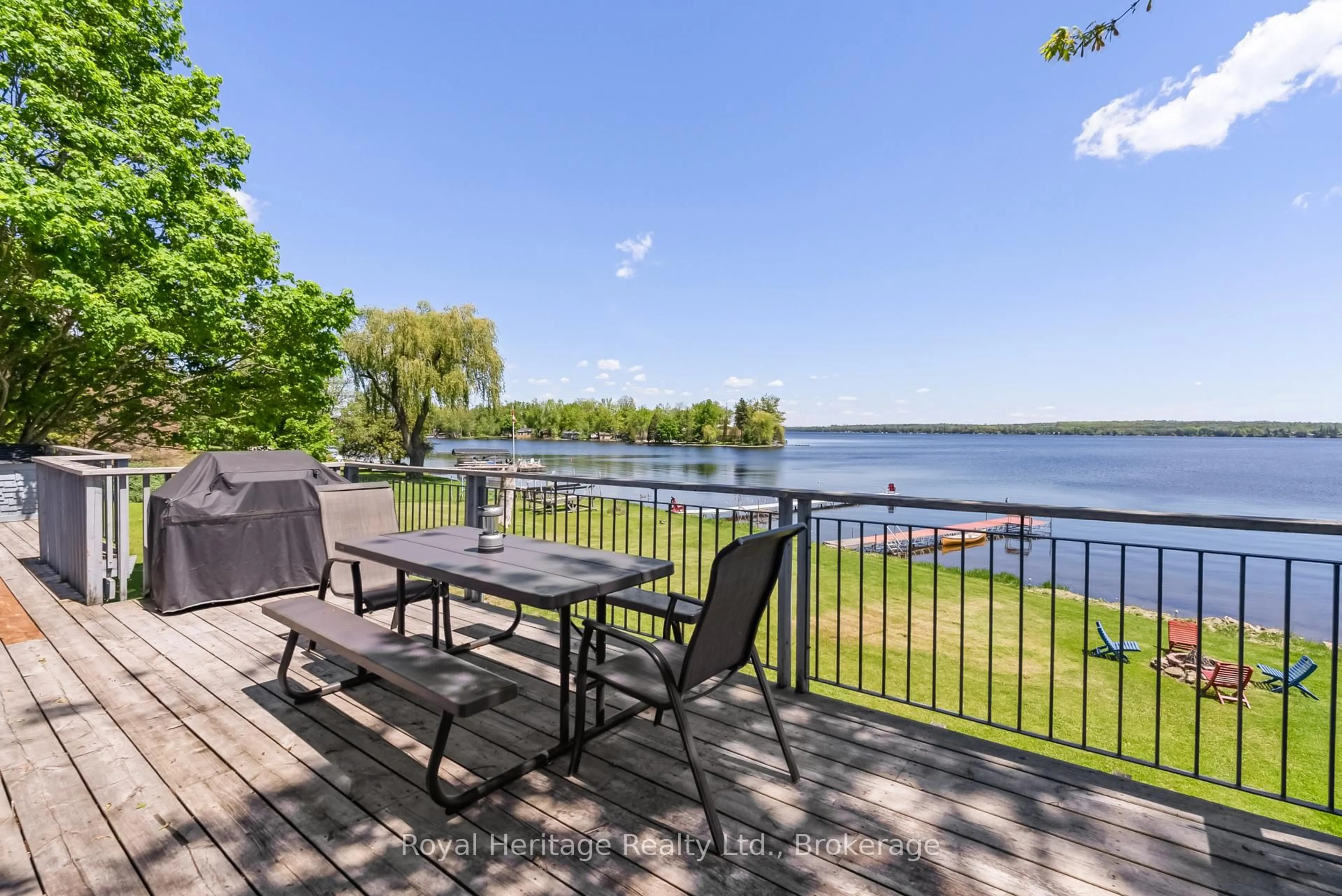 Patio, water/lake/river/ocean view for 62 Bettys Bay Rd, Kawartha Lakes Ontario K0M 1G0