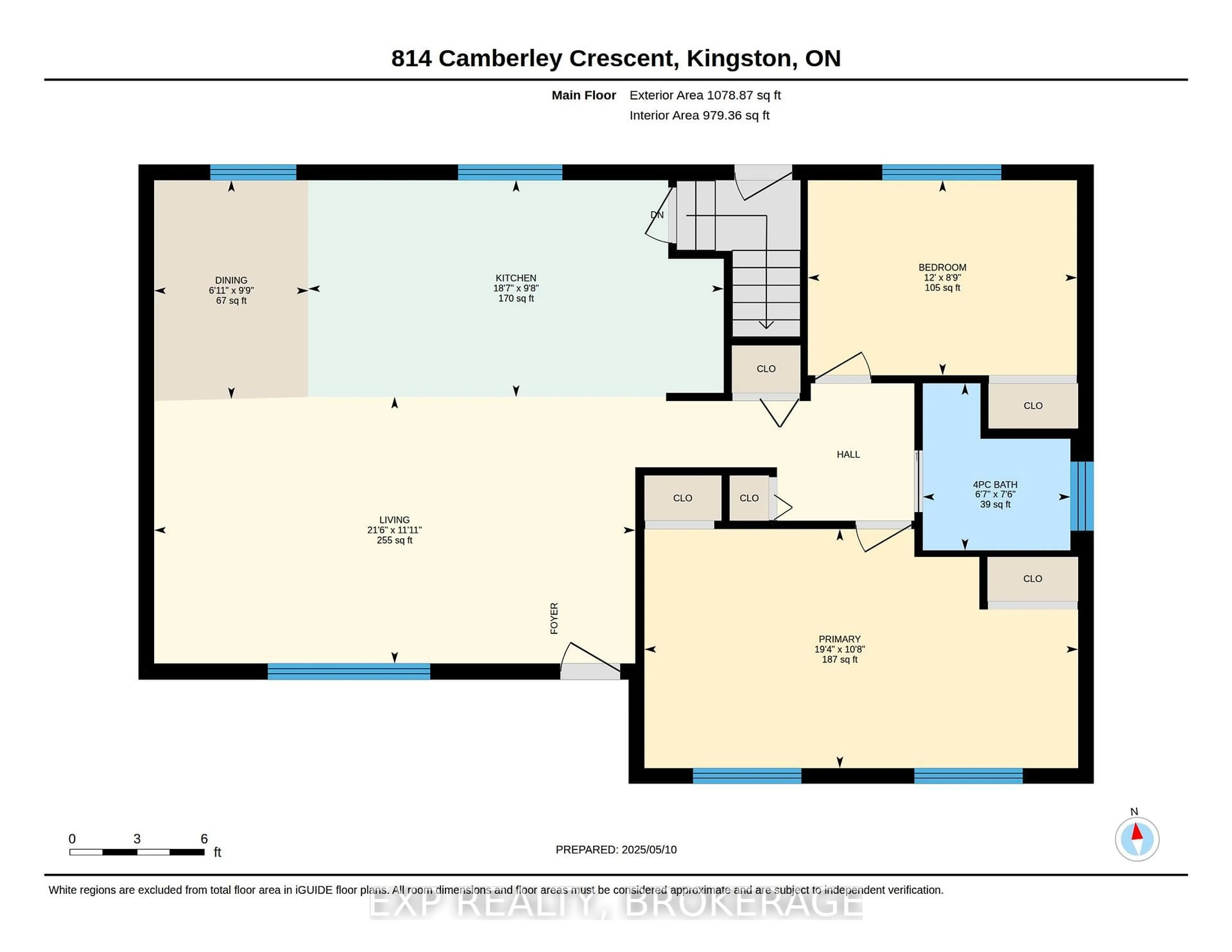Floor plan for 814 Camberley Cres, Kingston Ontario K7M 4C4