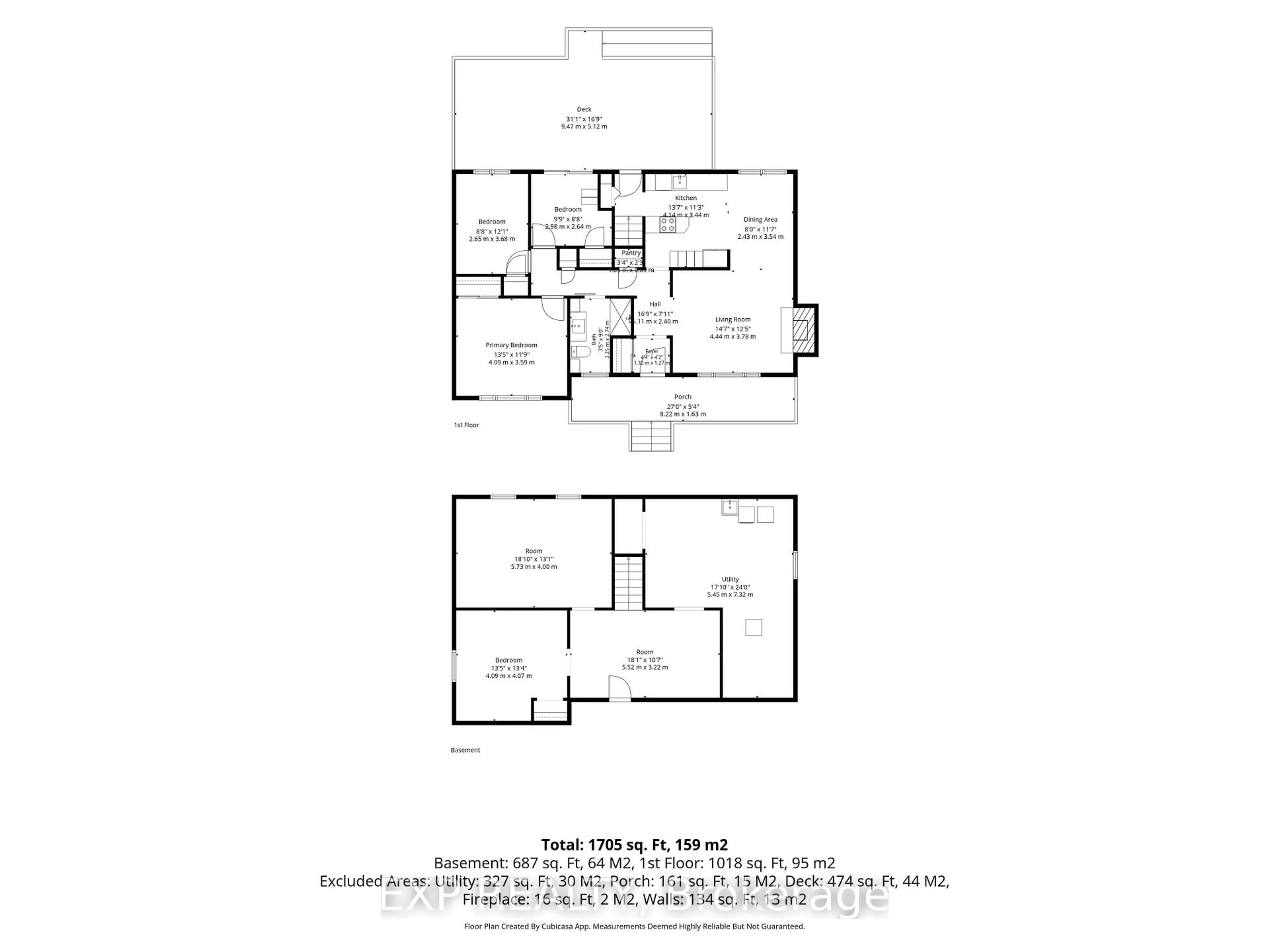 Floor plan for 1309 Newark Ave, Cornwall Ontario K6J 4X1