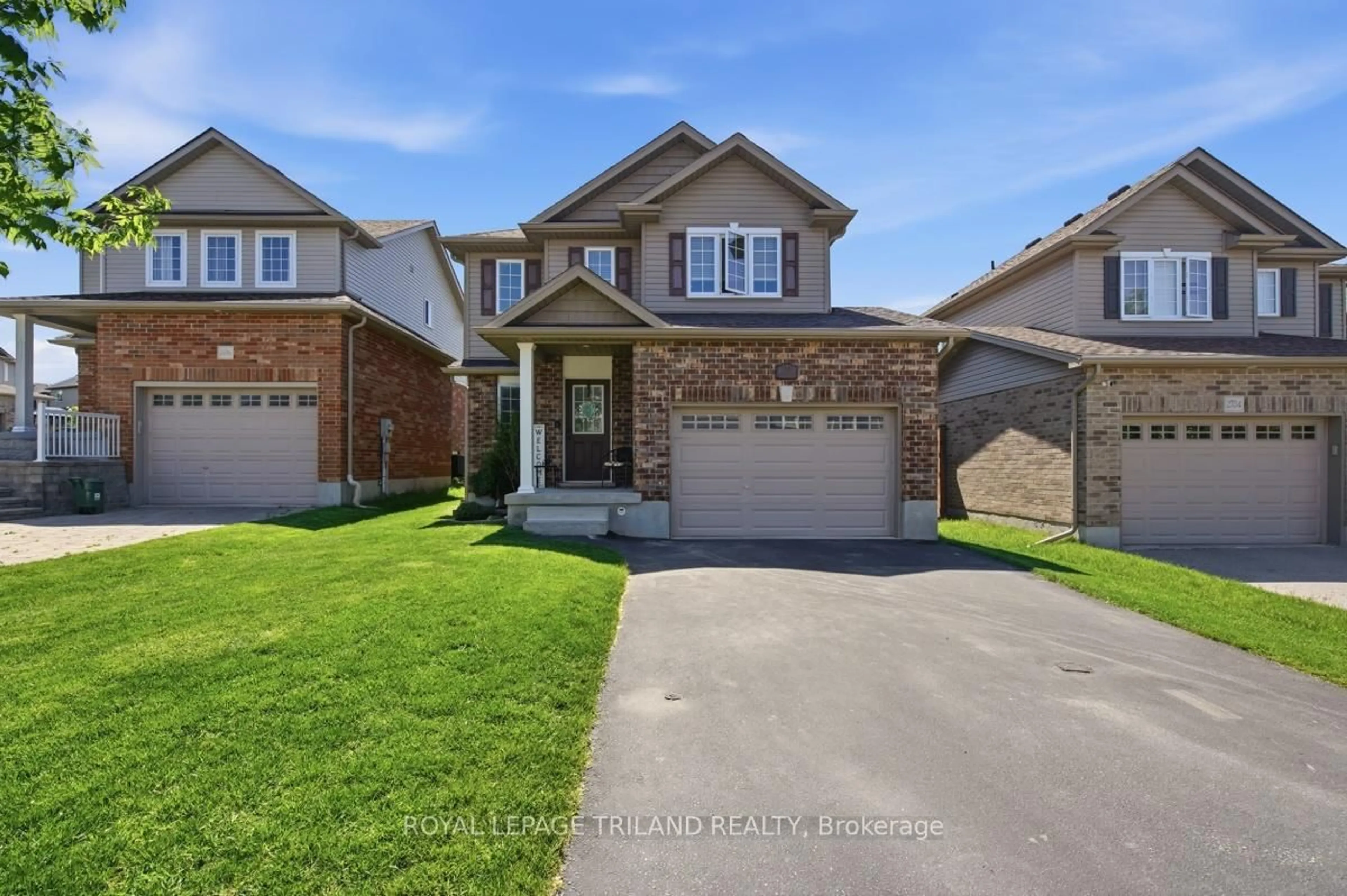Home with brick exterior material, street for 2700 Foxbend Link, London North Ontario N6G 0M7