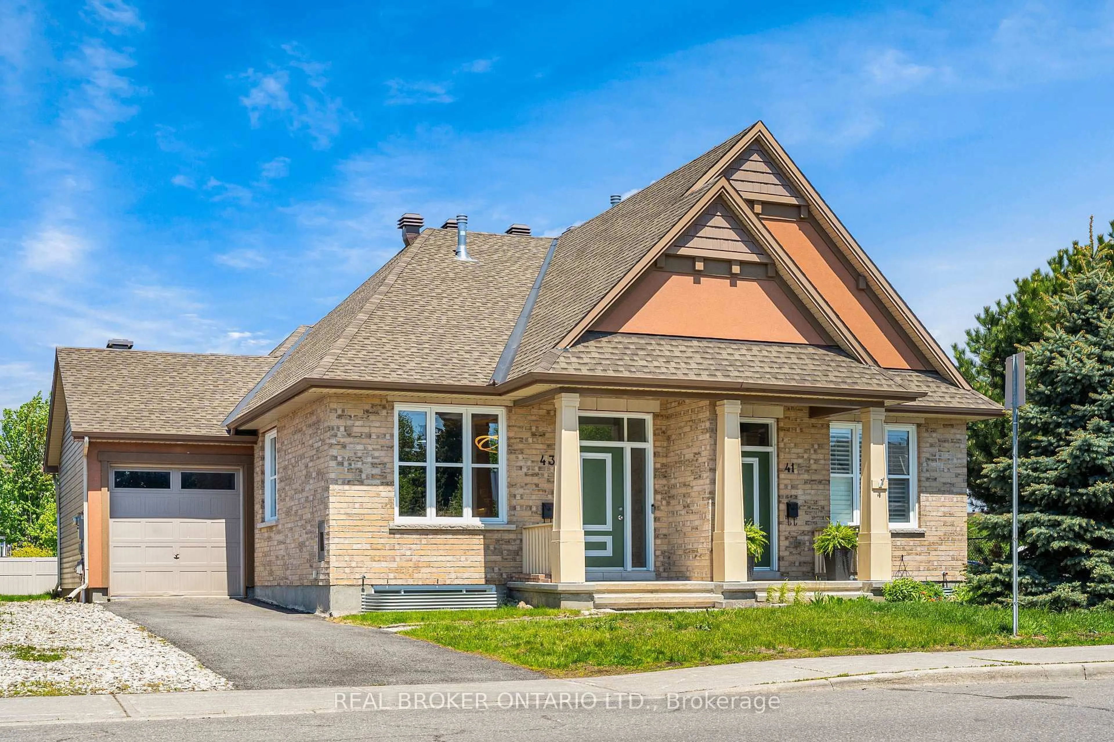 Home with brick exterior material, street for 43 Claridge Dr, Ottawa Ontario K2J 5A3