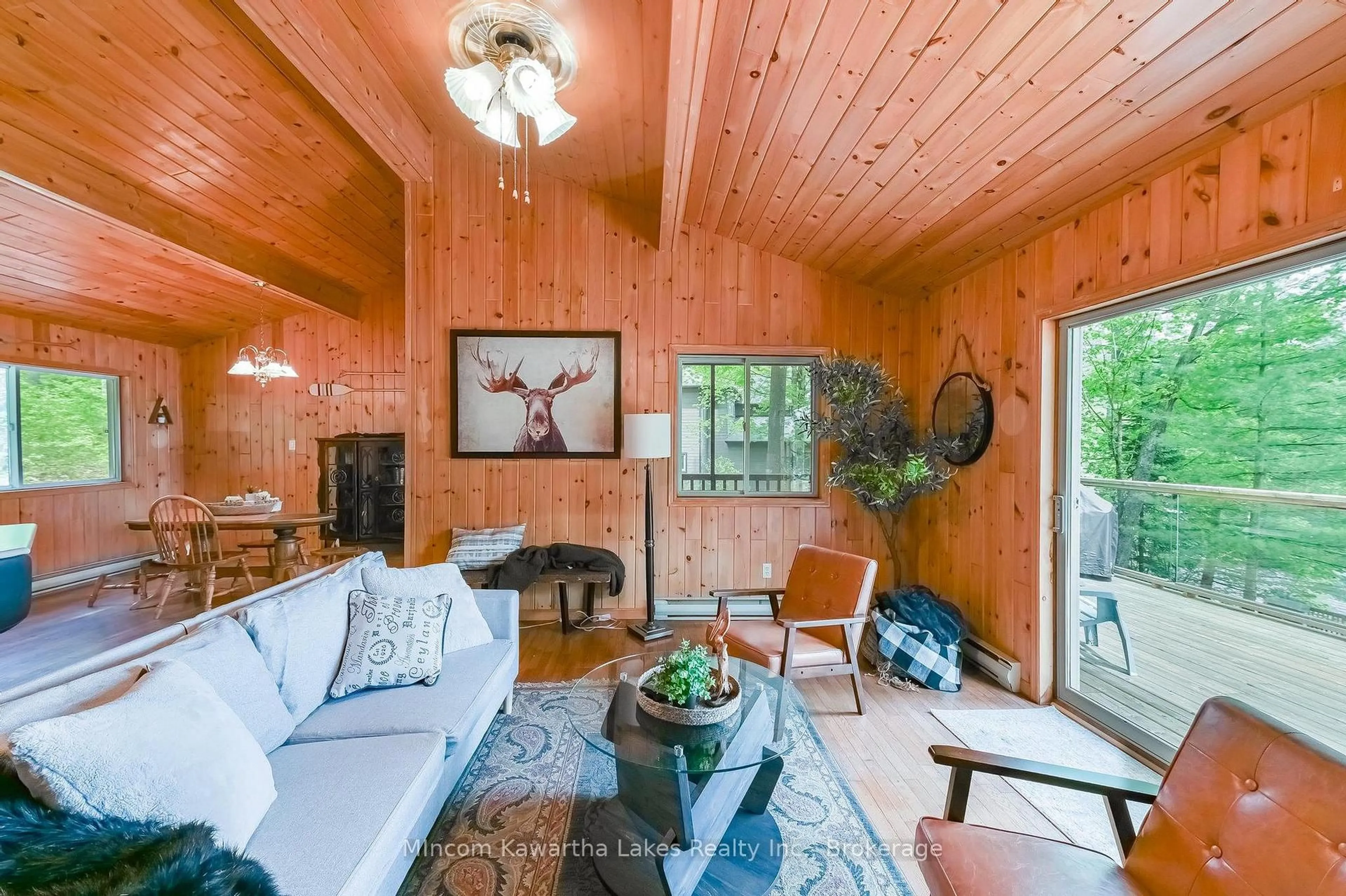 Living room with furniture, unknown for 24 Fire Route 172, Trent Lakes Ontario K0L 1J0
