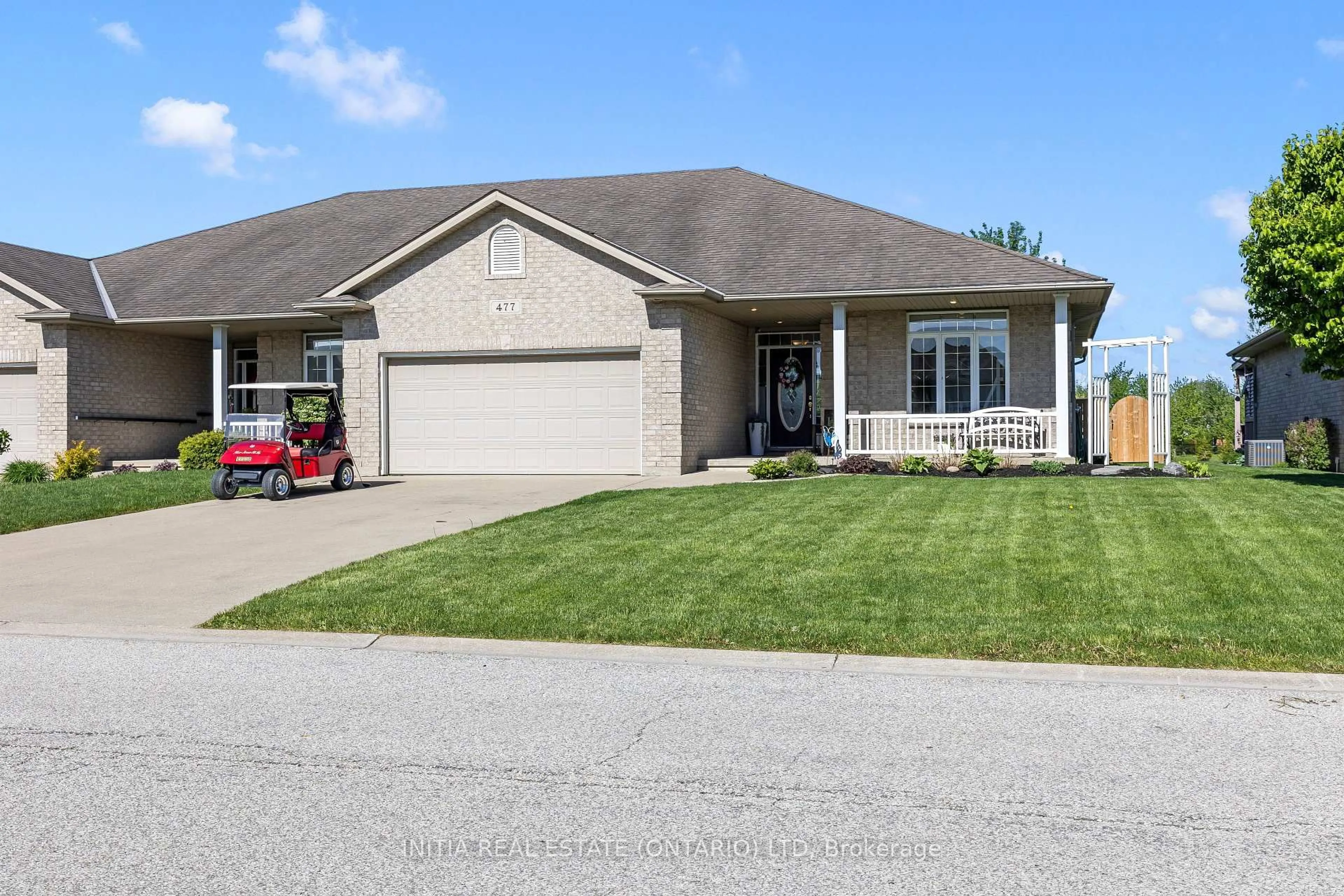 Home with brick exterior material, street for 477 1st Ave, Petrolia Ontario N0N 1R0