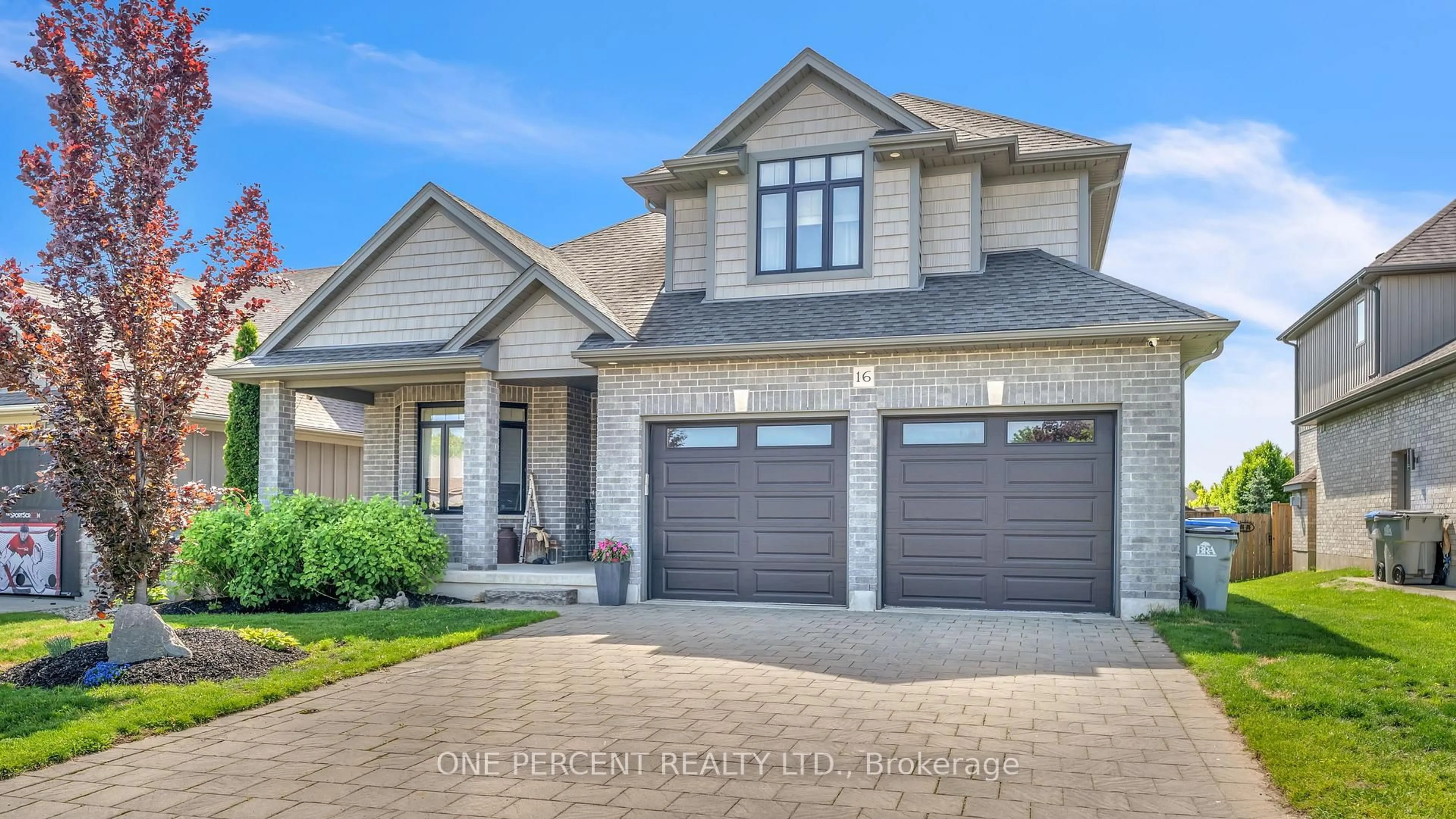 Home with brick exterior material, street for 16 PEREGRINE Ave, Middlesex Centre Ontario N0L 1R0