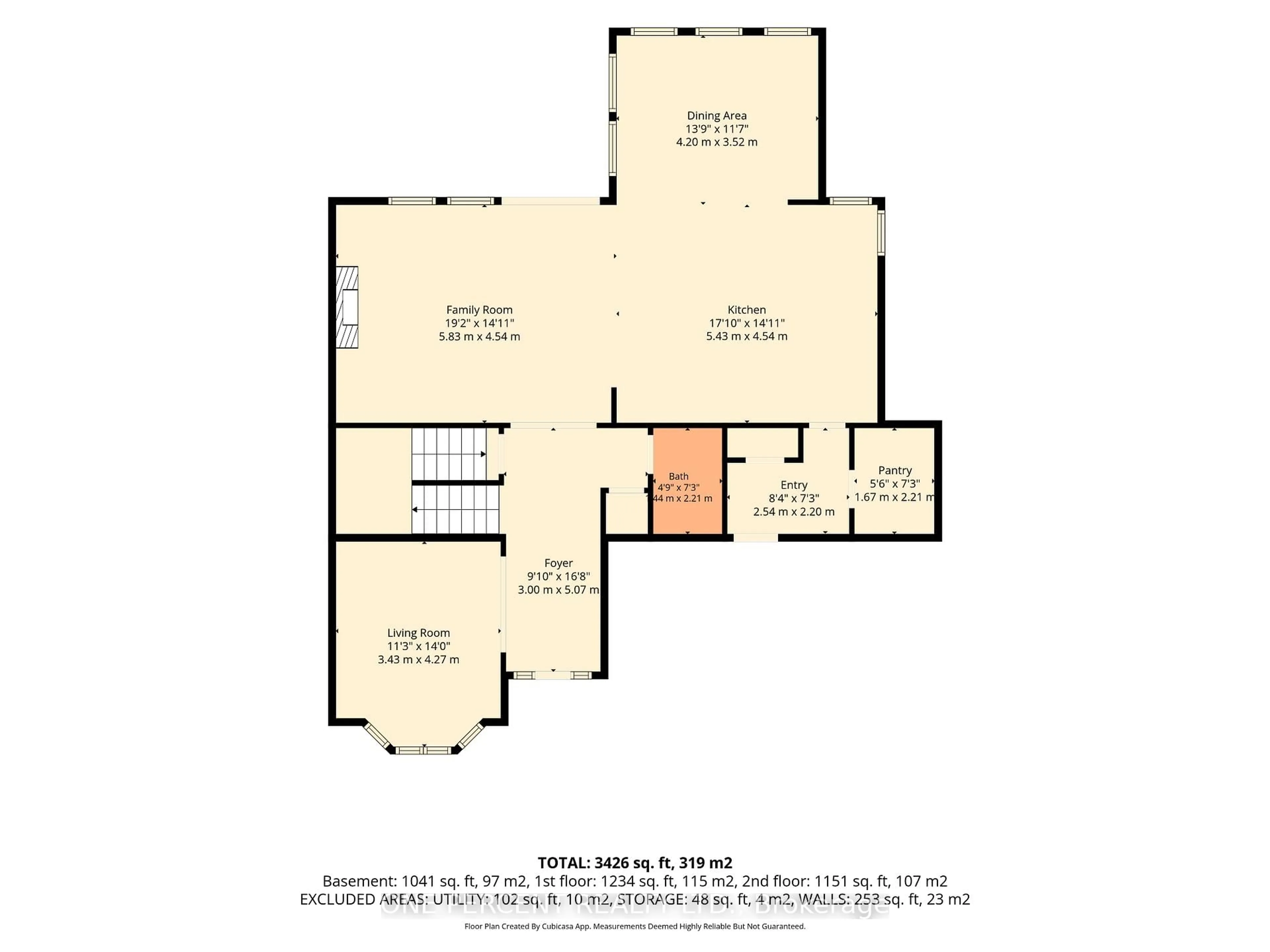 Floor plan for 16 PEREGRINE Ave, Middlesex Centre Ontario N0L 1R0