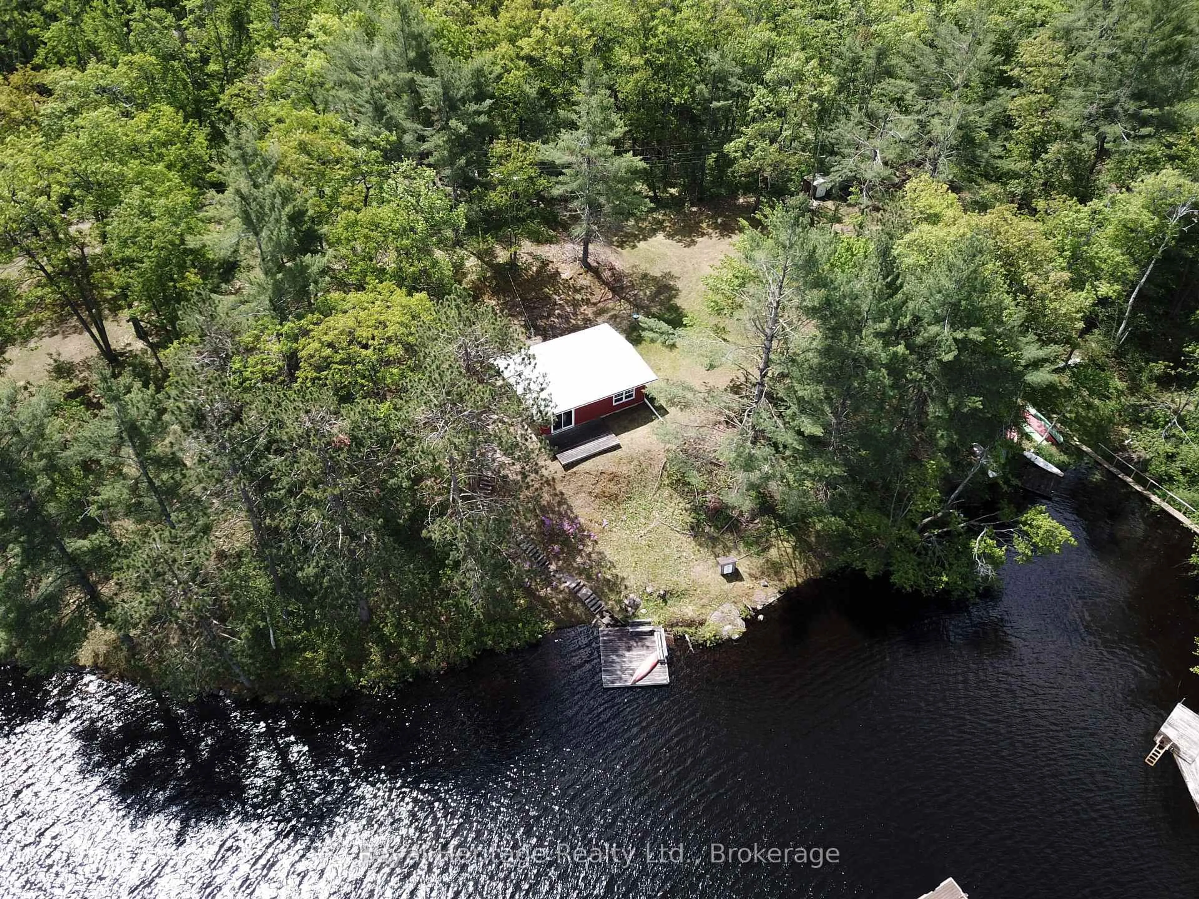 A pic from outside/outdoor area/front of a property/back of a property/a pic from drone, water/lake/river/ocean view for 277 Fire Route 68 Rte, Havelock-Belmont-Methuen Ontario K0L 1Z0