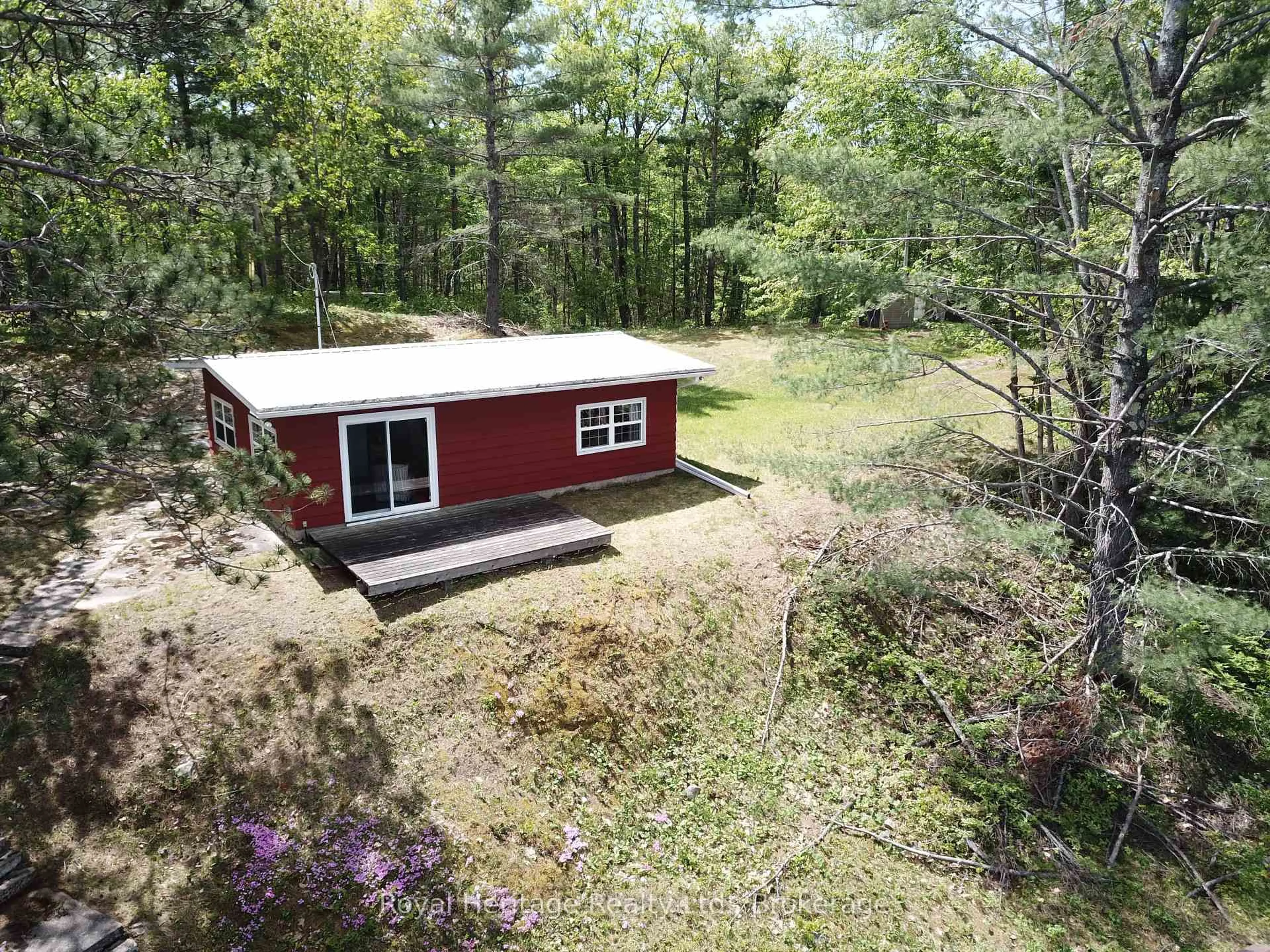 A pic from outside/outdoor area/front of a property/back of a property/a pic from drone, forest/trees view for 277 Fire Route 68 Rte, Havelock-Belmont-Methuen Ontario K0L 1Z0