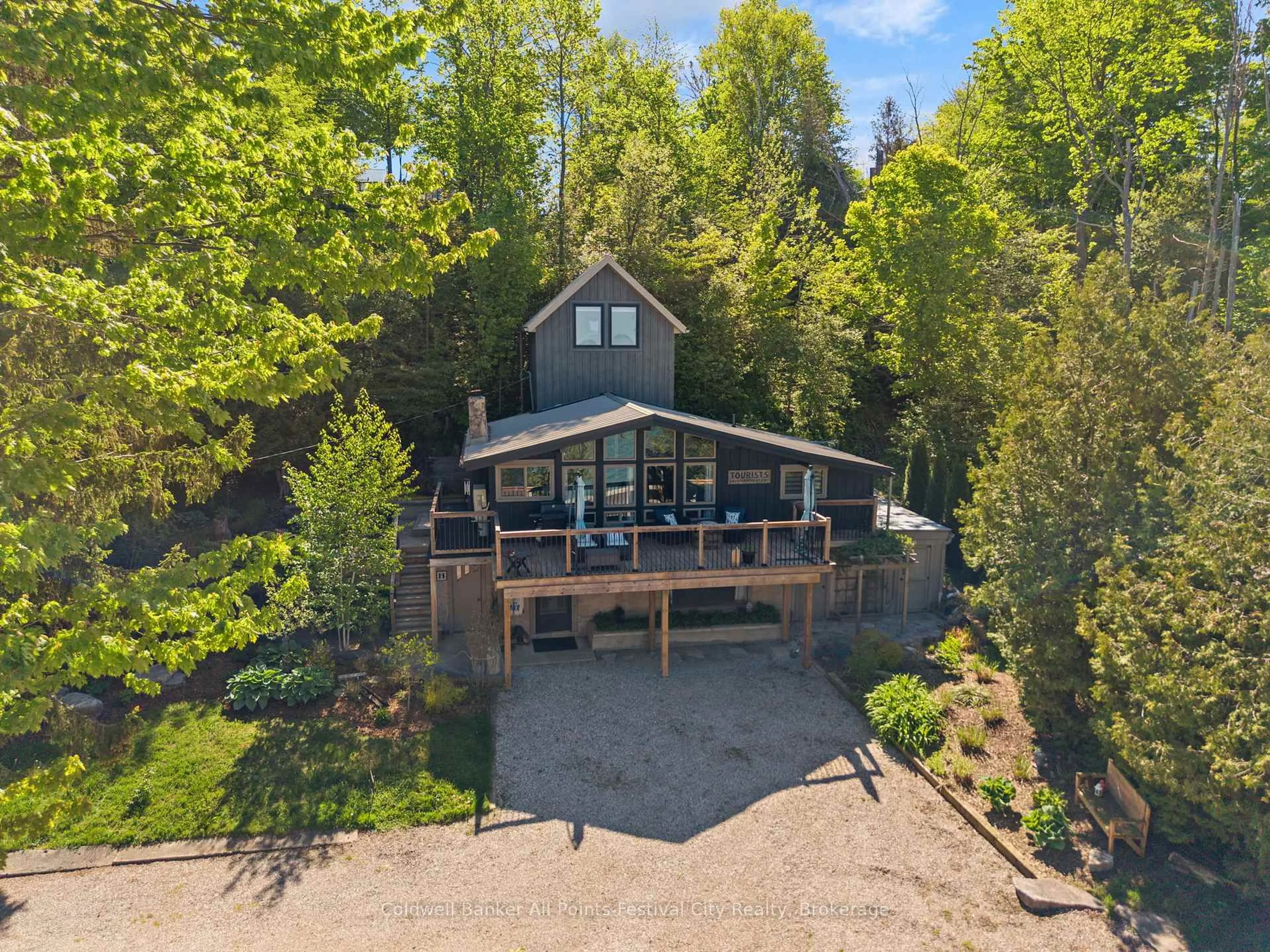 A pic from outside/outdoor area/front of a property/back of a property/a pic from drone, unknown for 33689C Beach Crt, Ashfield-Colborne-Wawanosh Ontario N7A 3X9