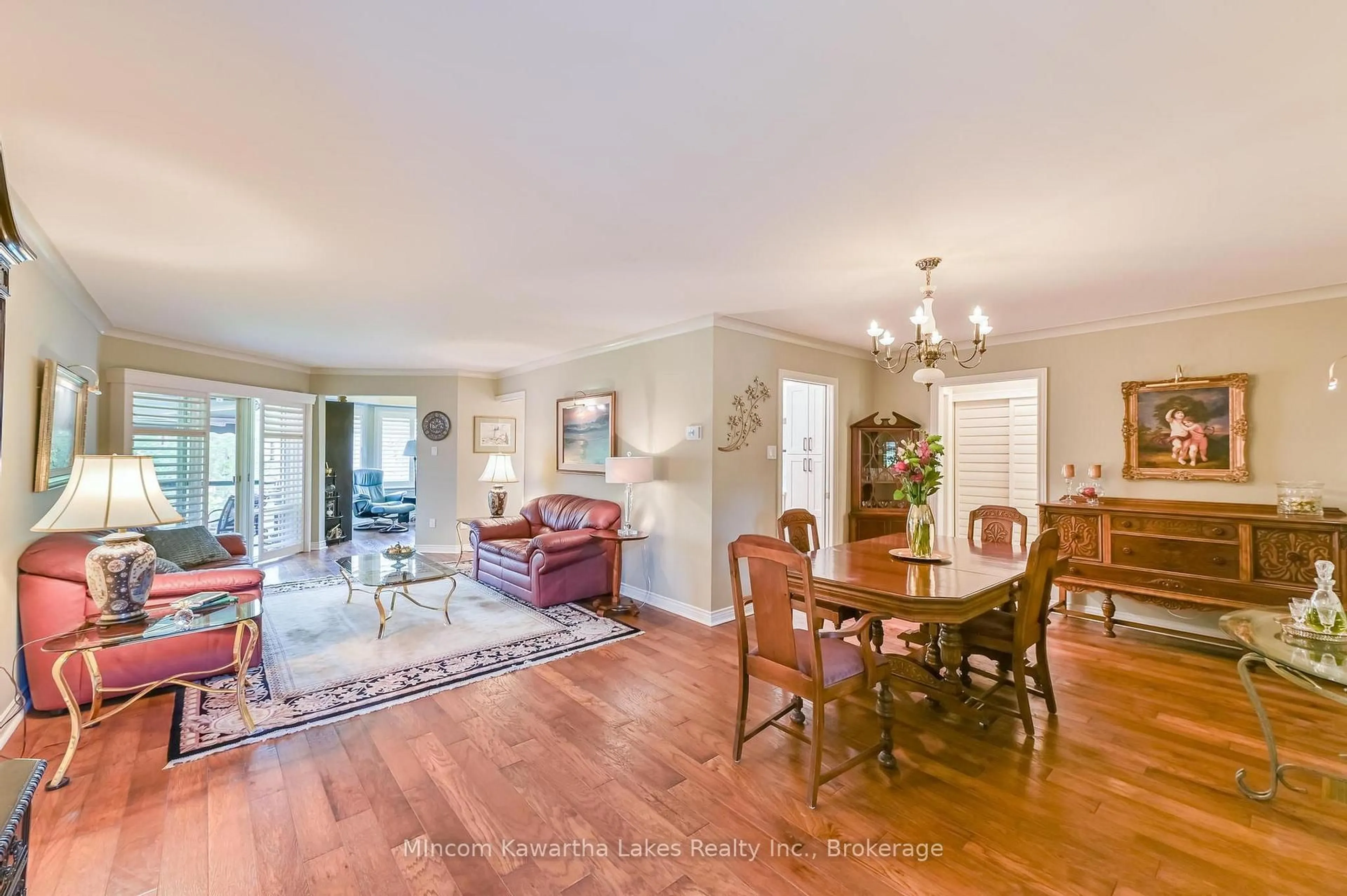 Dining room, wood/laminate floor for 1121 Armour Rd #5, Peterborough Ontario K9H 7N8