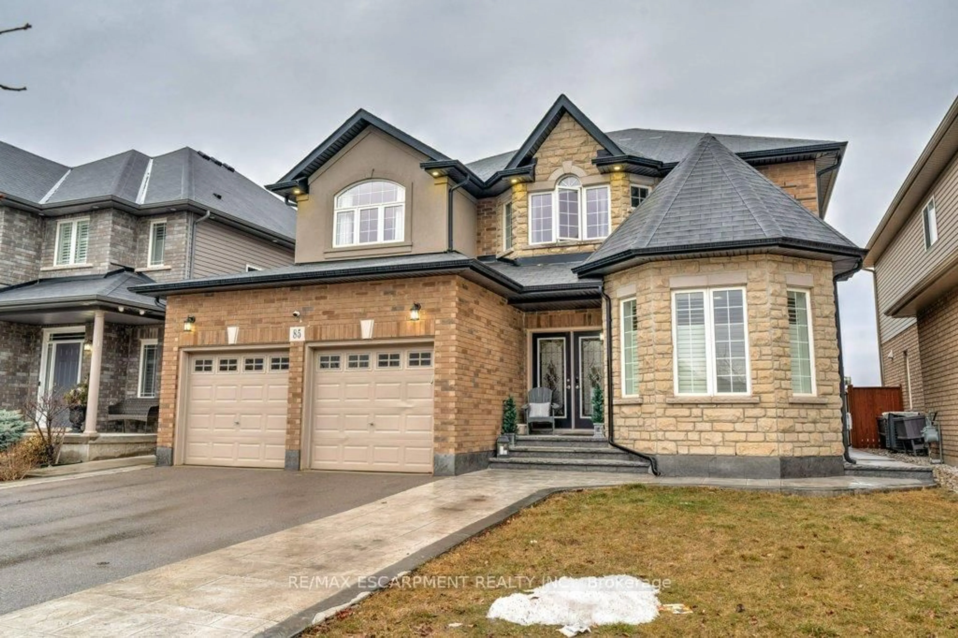 Home with brick exterior material, street for 85 Showcase Dr, Hamilton Ontario L0R 1P0