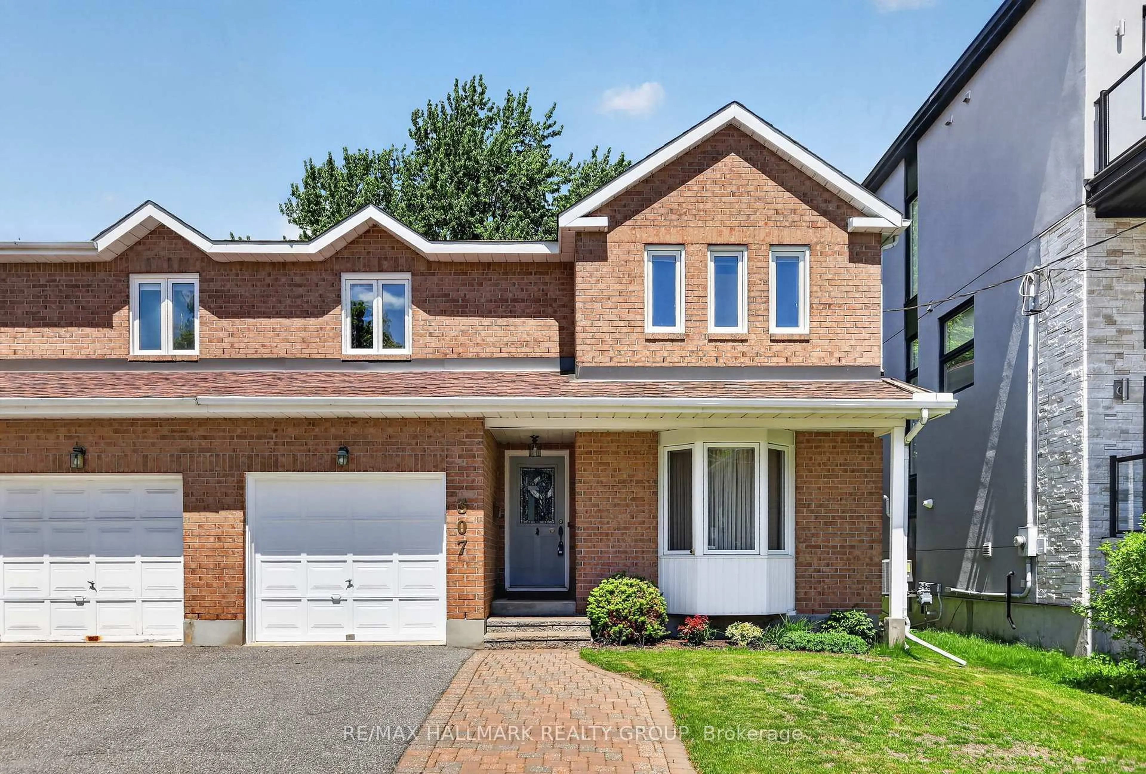 Home with brick exterior material, street for 307 Beechgrove Ave, Ottawa Ontario K1Z 6R4