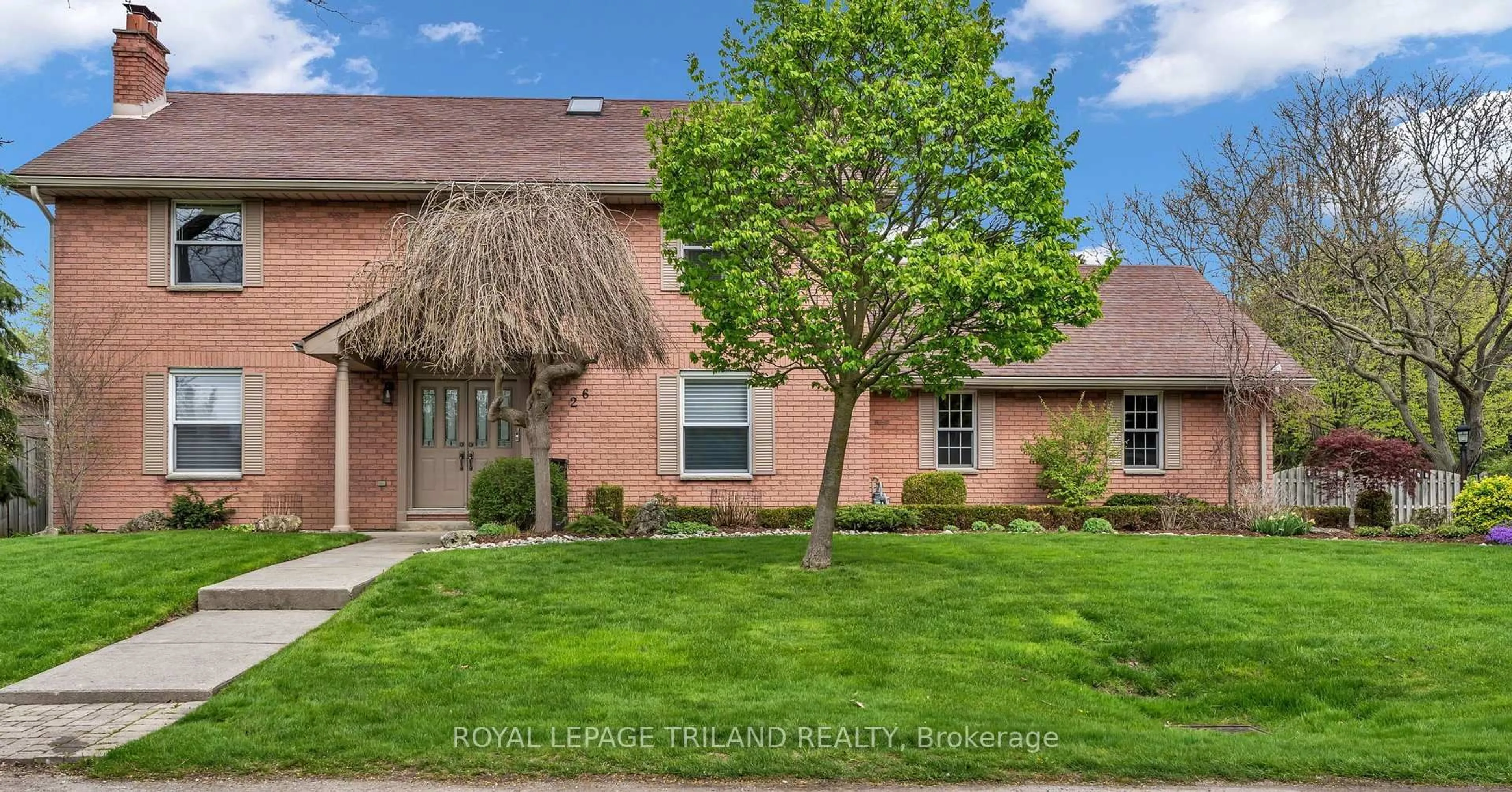 Home with brick exterior material, street for 26 NORTHCREST Dr, London North Ontario N5X 3V8