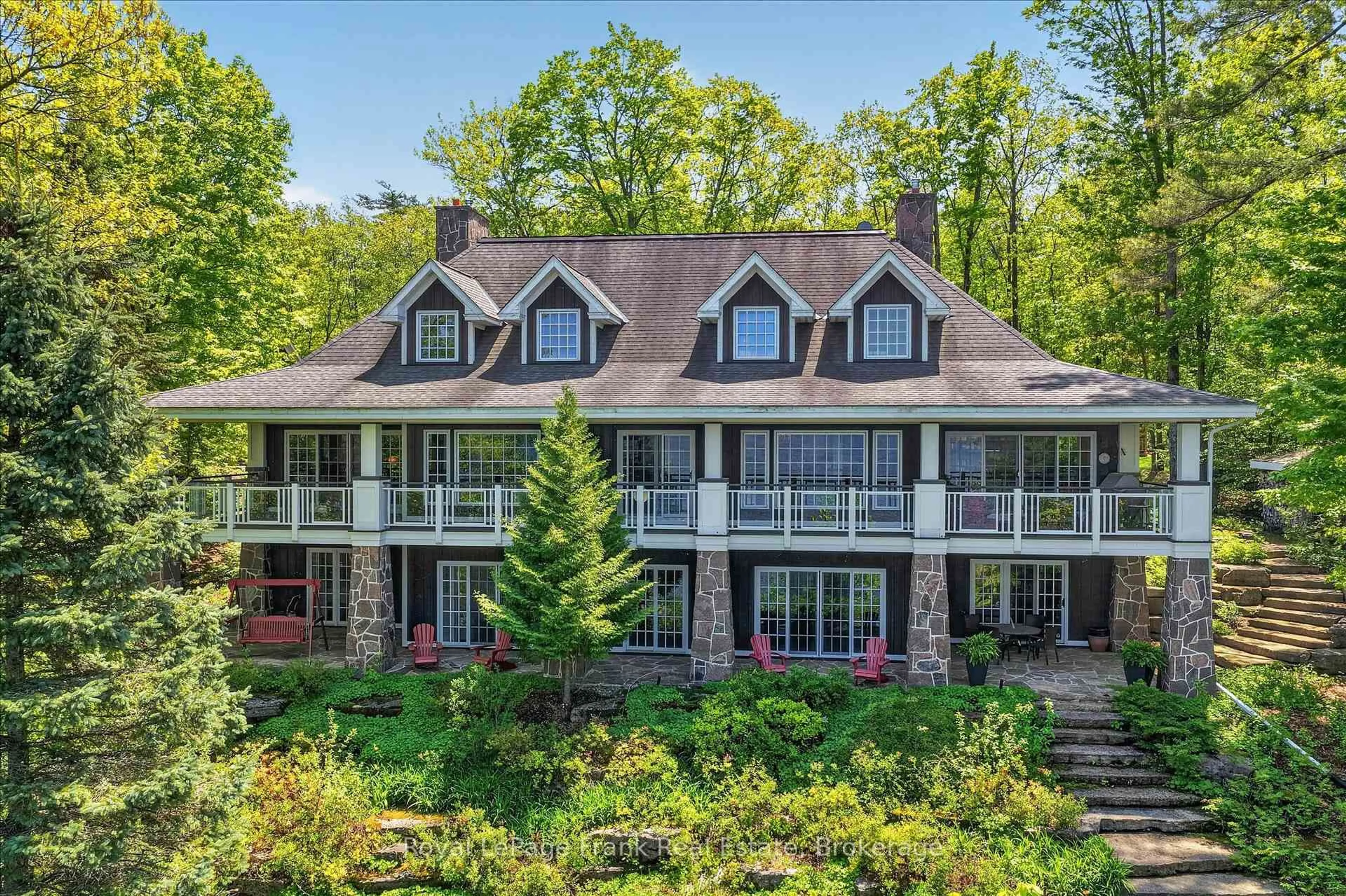 A pic from outside/outdoor area/front of a property/back of a property/a pic from drone, water/lake/river/ocean view for 674 Birchview Rd, Douro-Dummer Ontario K0L 2H0