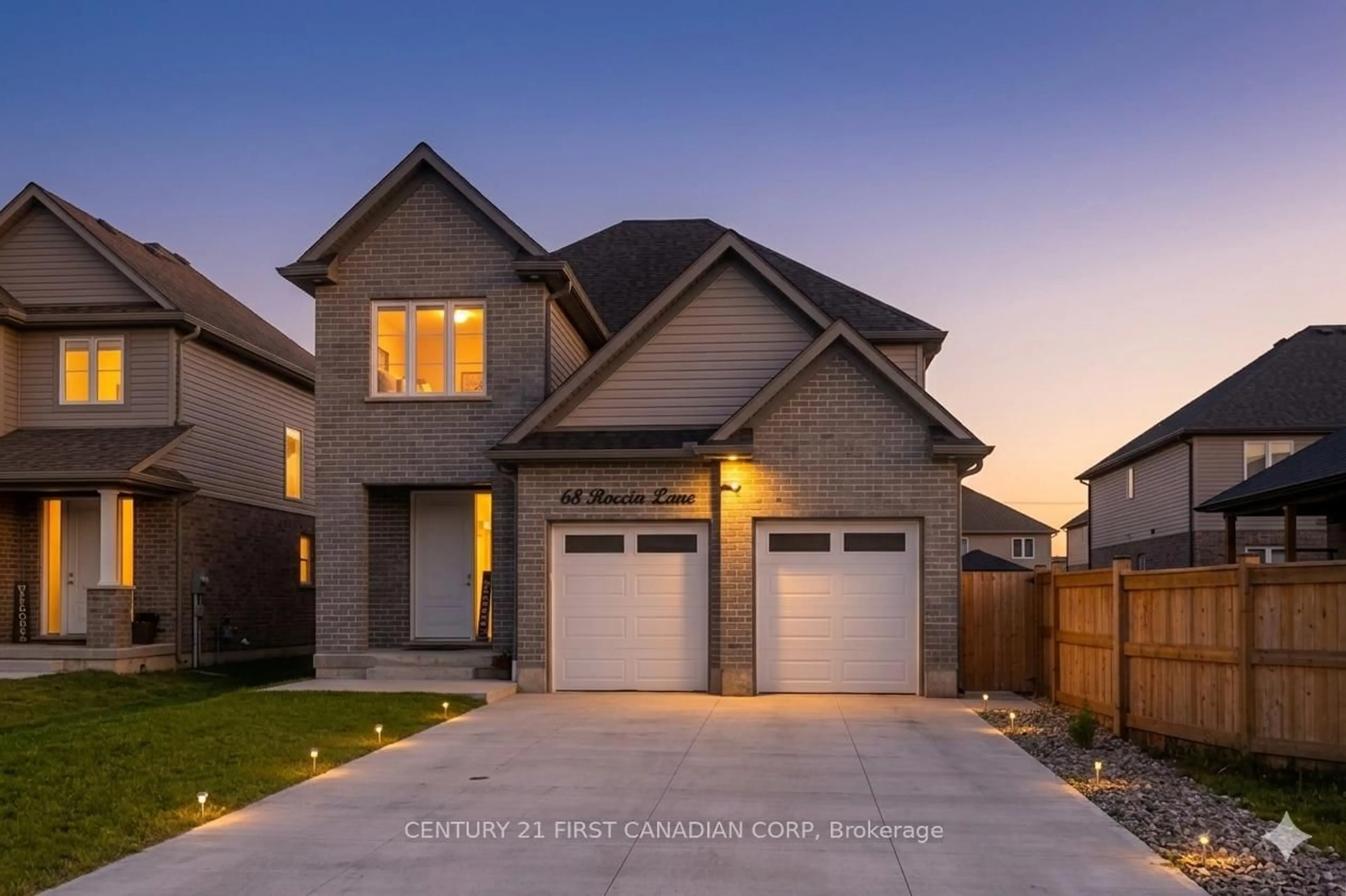 Home with brick exterior material, street for 68 Rosina Lane, Zorra Ontario N0M 2M0