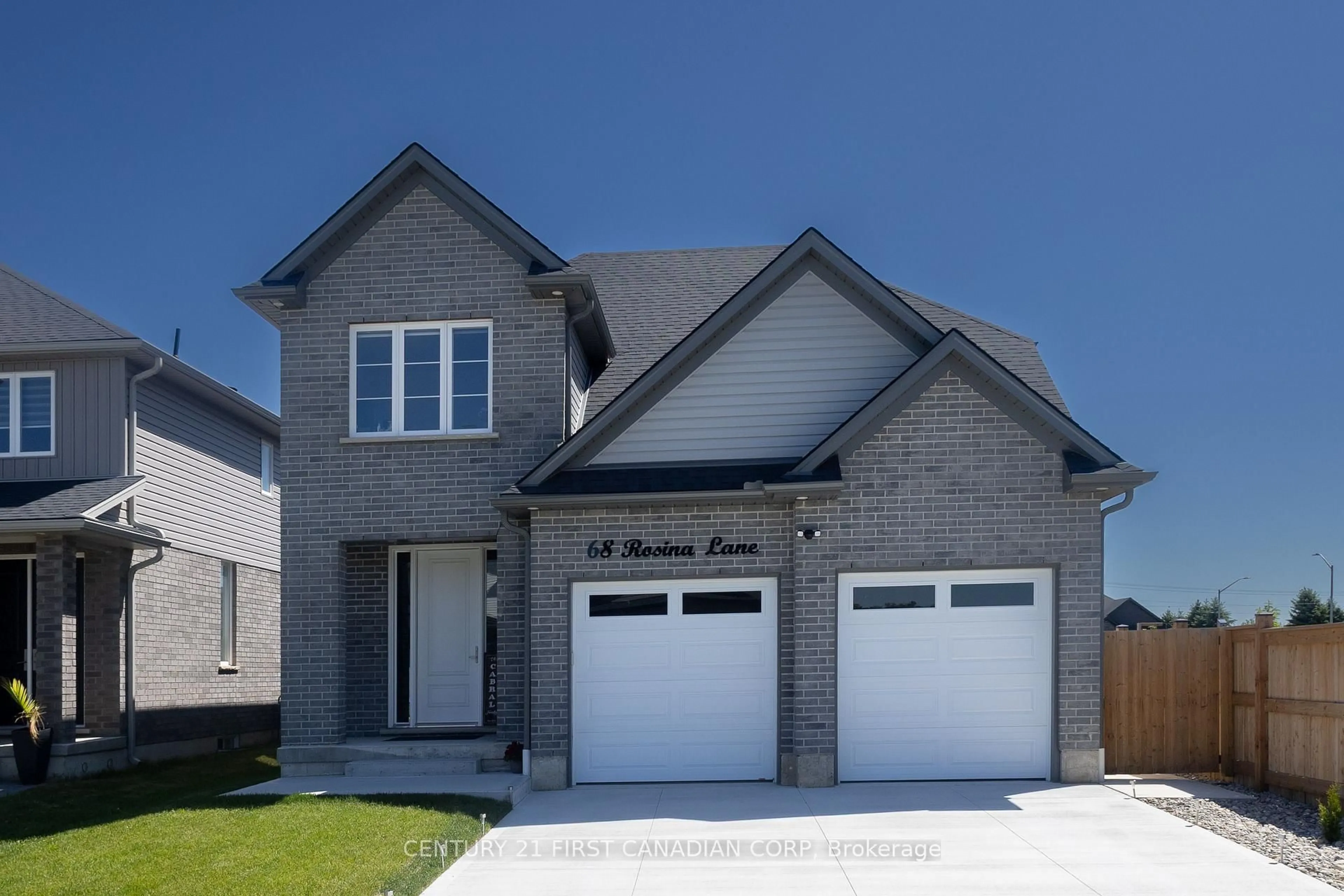 Home with brick exterior material, street for 68 Rosina Lane, Zorra Ontario N0M 2M0