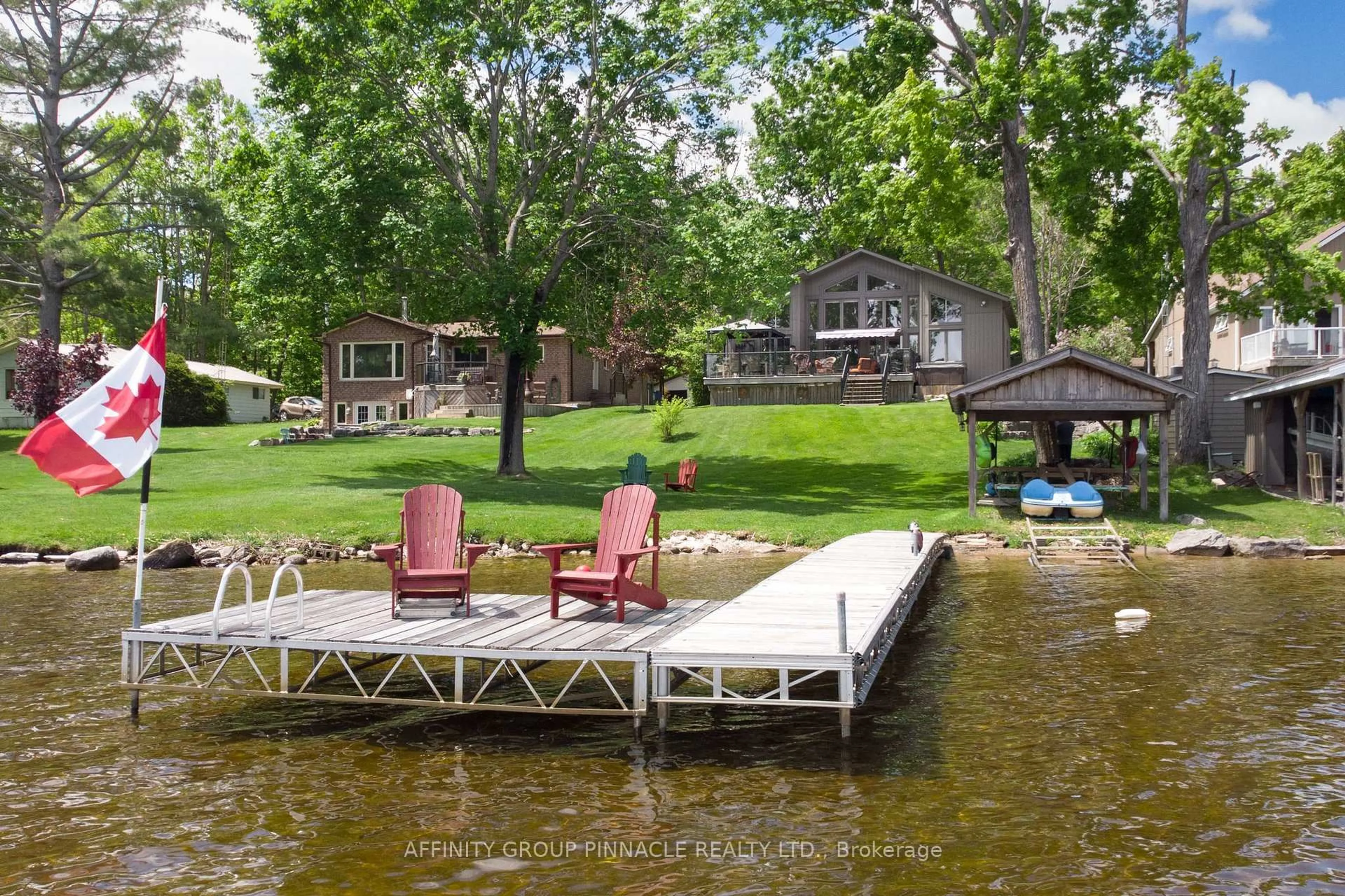 Patio, water/lake/river/ocean view for 18 Miller Rd, Kawartha Lakes Ontario K0M 1N0
