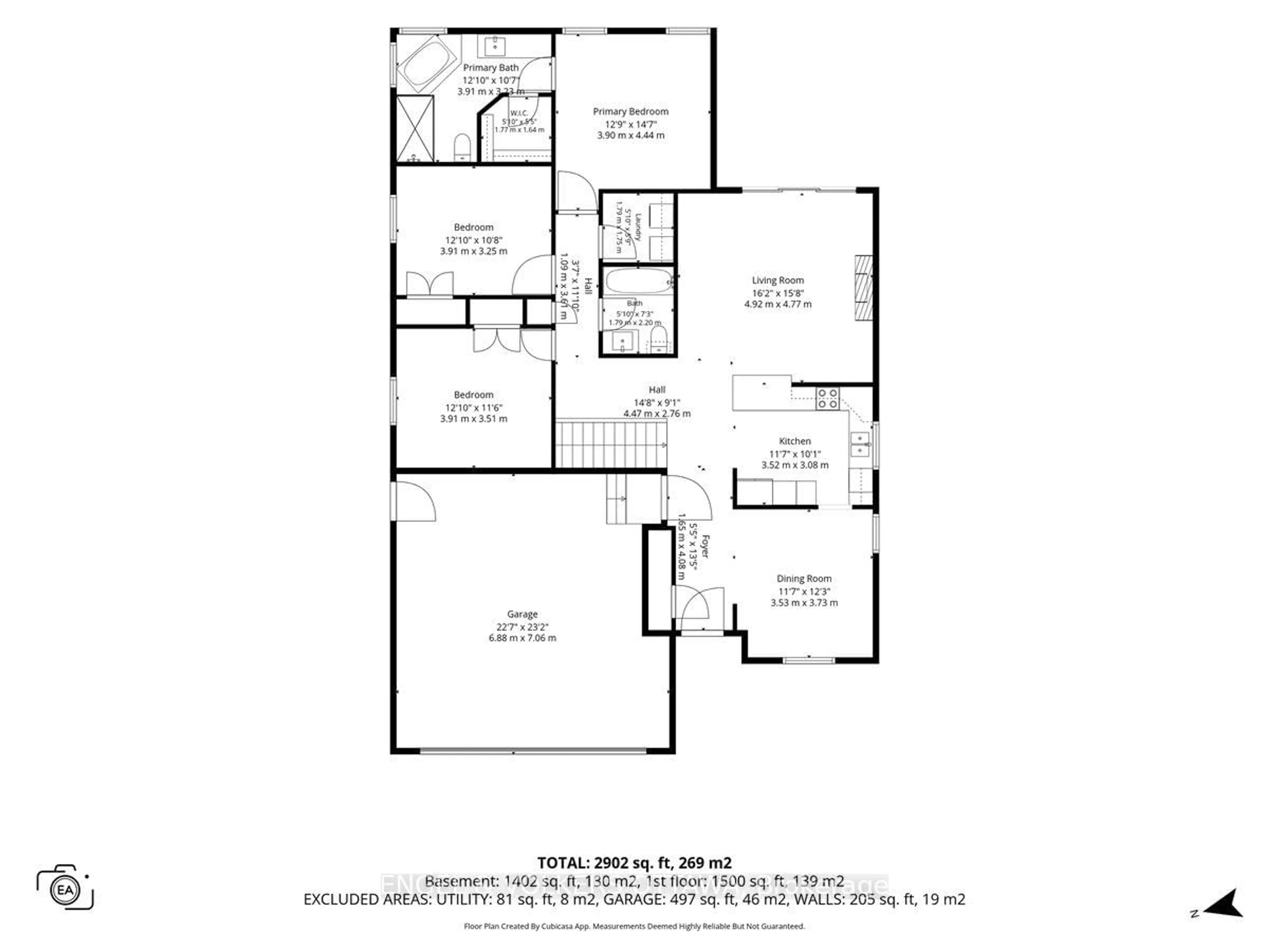 Floor plan for 34 Granite St, Clarence-Rockland Ontario K4K 0J2