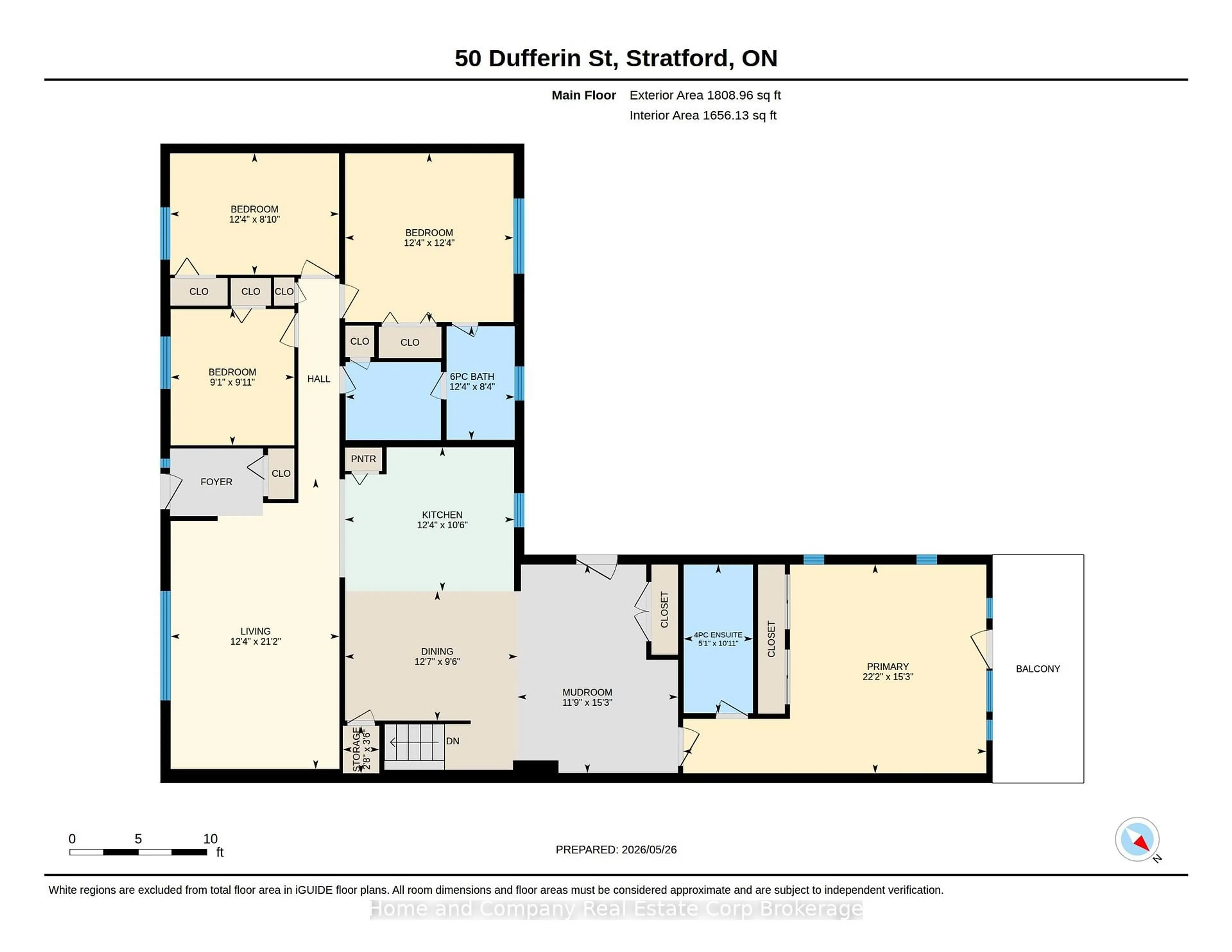 Floor plan for 50 Dufferin St, Stratford Ontario N5A 2G5