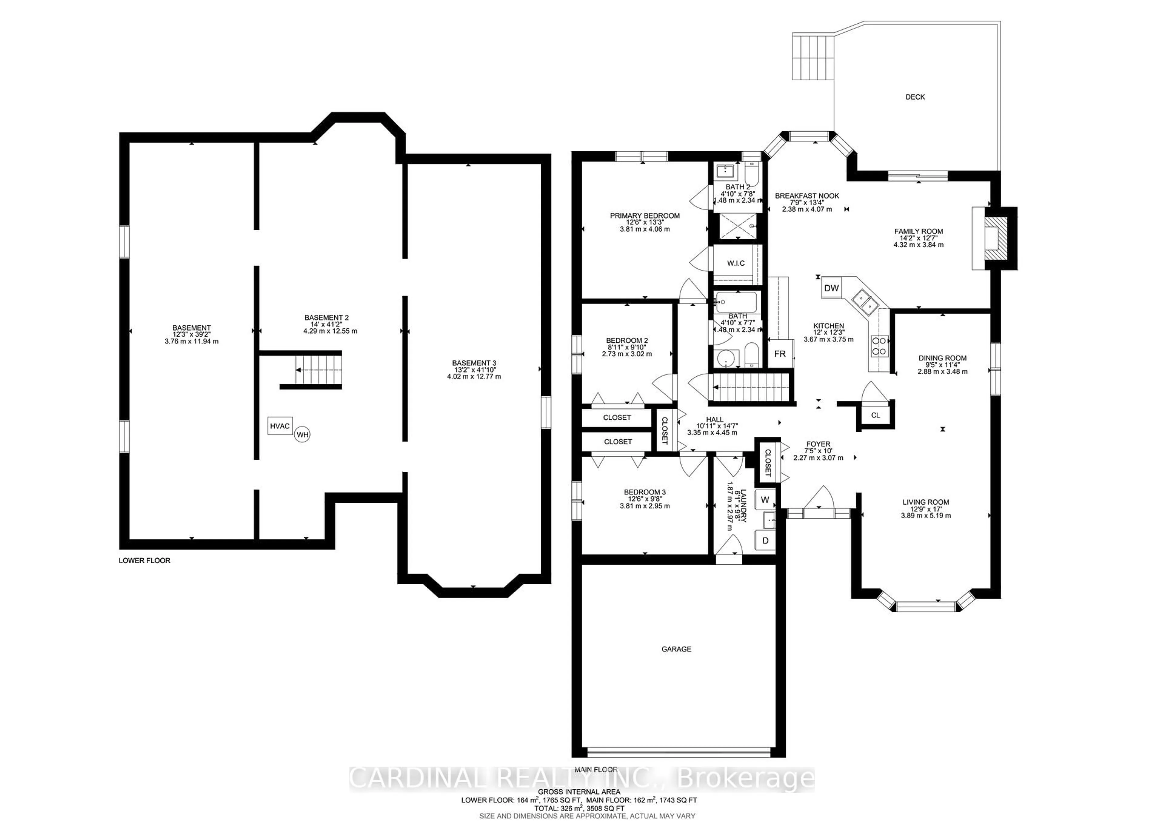 Floor plan for 1007 Glenhare St, Cobourg Ontario K9A 5G3
