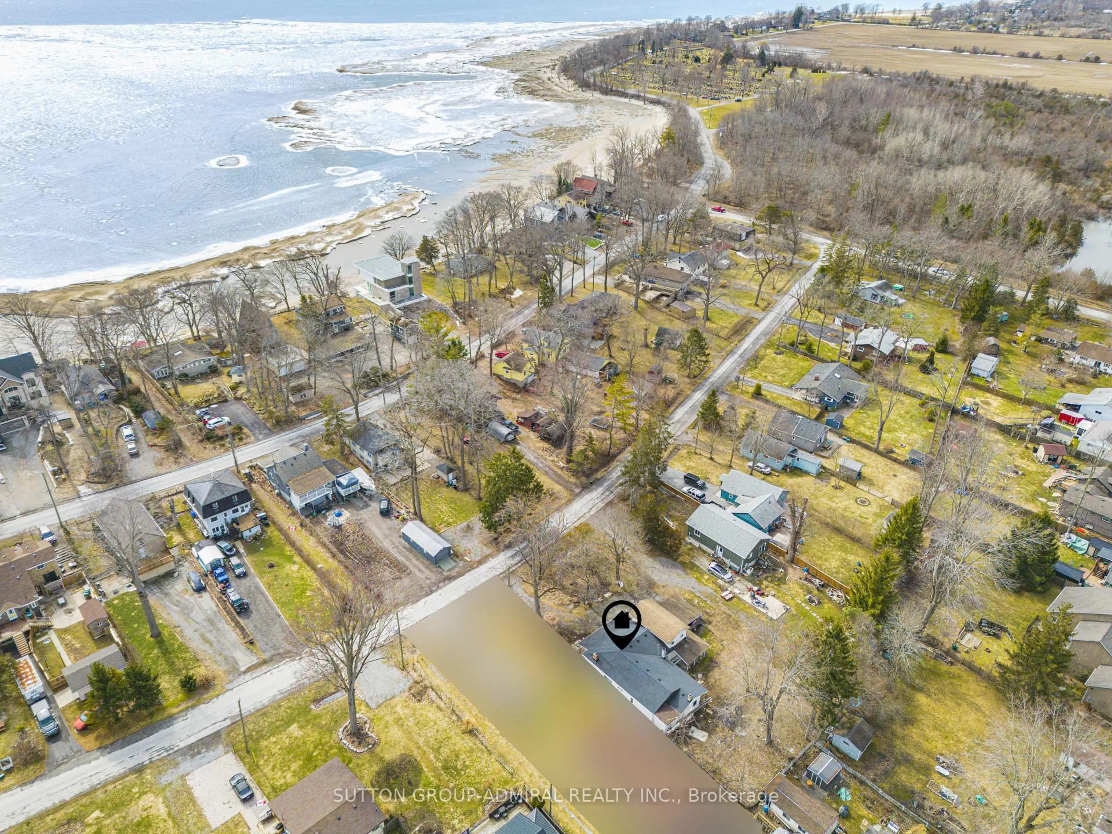 A pic from outside/outdoor area/front of a property/back of a property/a pic from drone, water/lake/river/ocean view for 10578 Woodland Dr, Wainfleet Ontario L3K 5V4