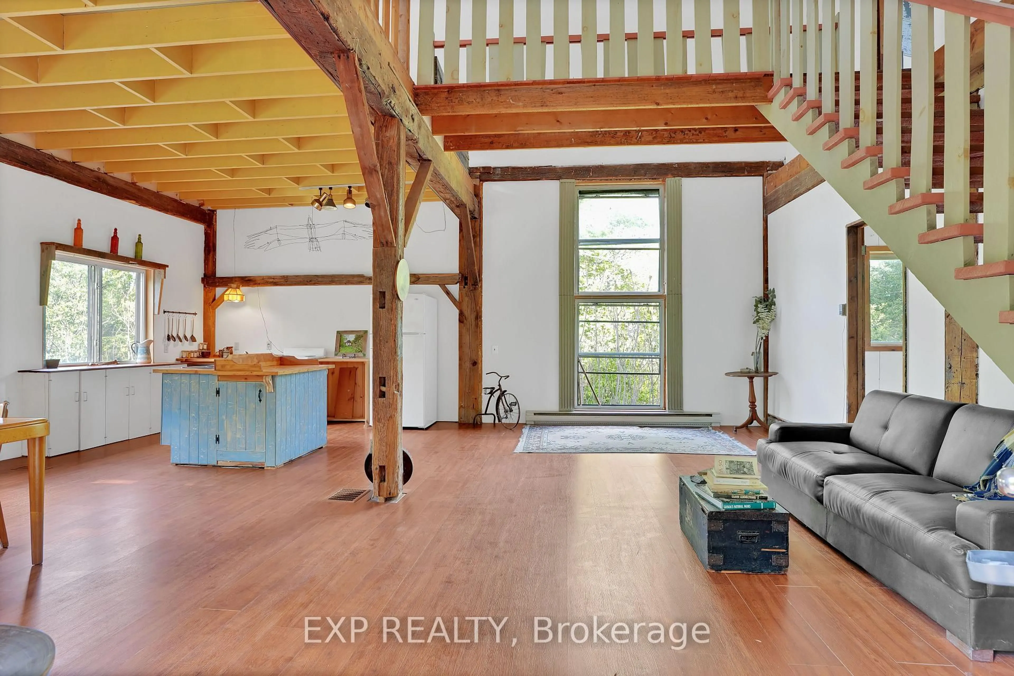 Open concept kitchen, unknown for 1057 Macduff Rd, Highlands East Ontario K0L 2Y0