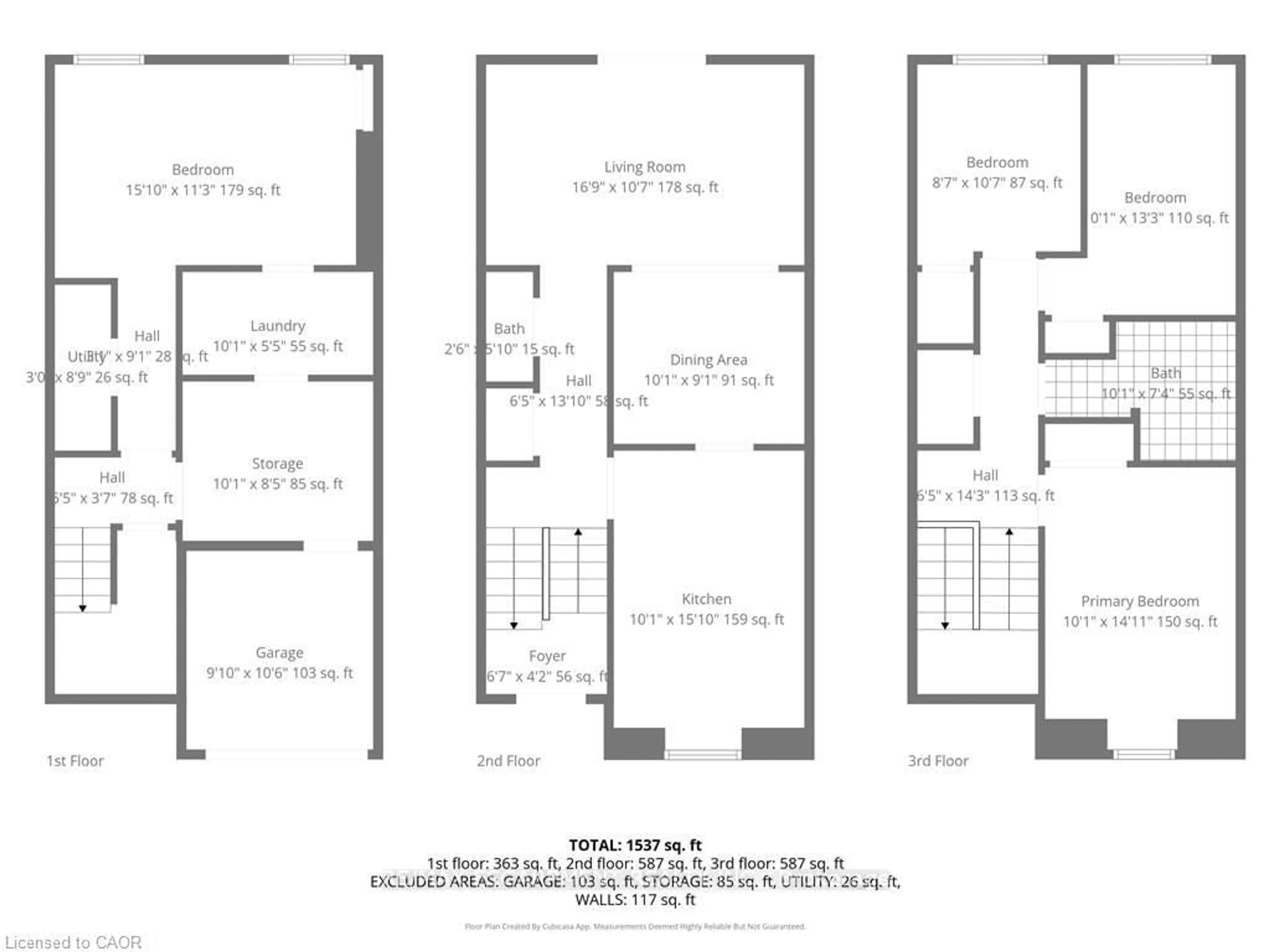 Floor plan for 662 Grey St #C, Brantford Ontario N3S 4Y4