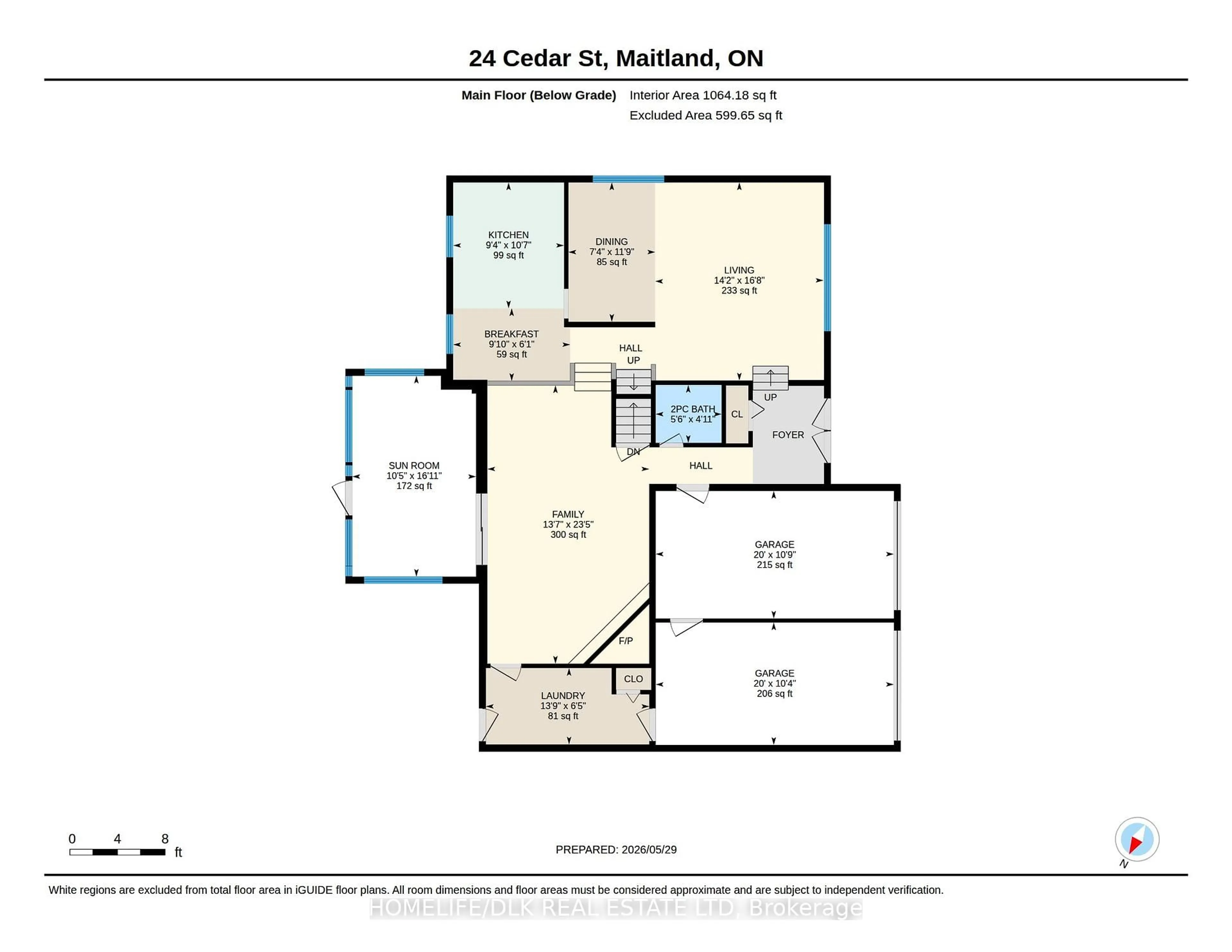 Floor plan for 24 Cedar St, Augusta Ontario K0E 1P0