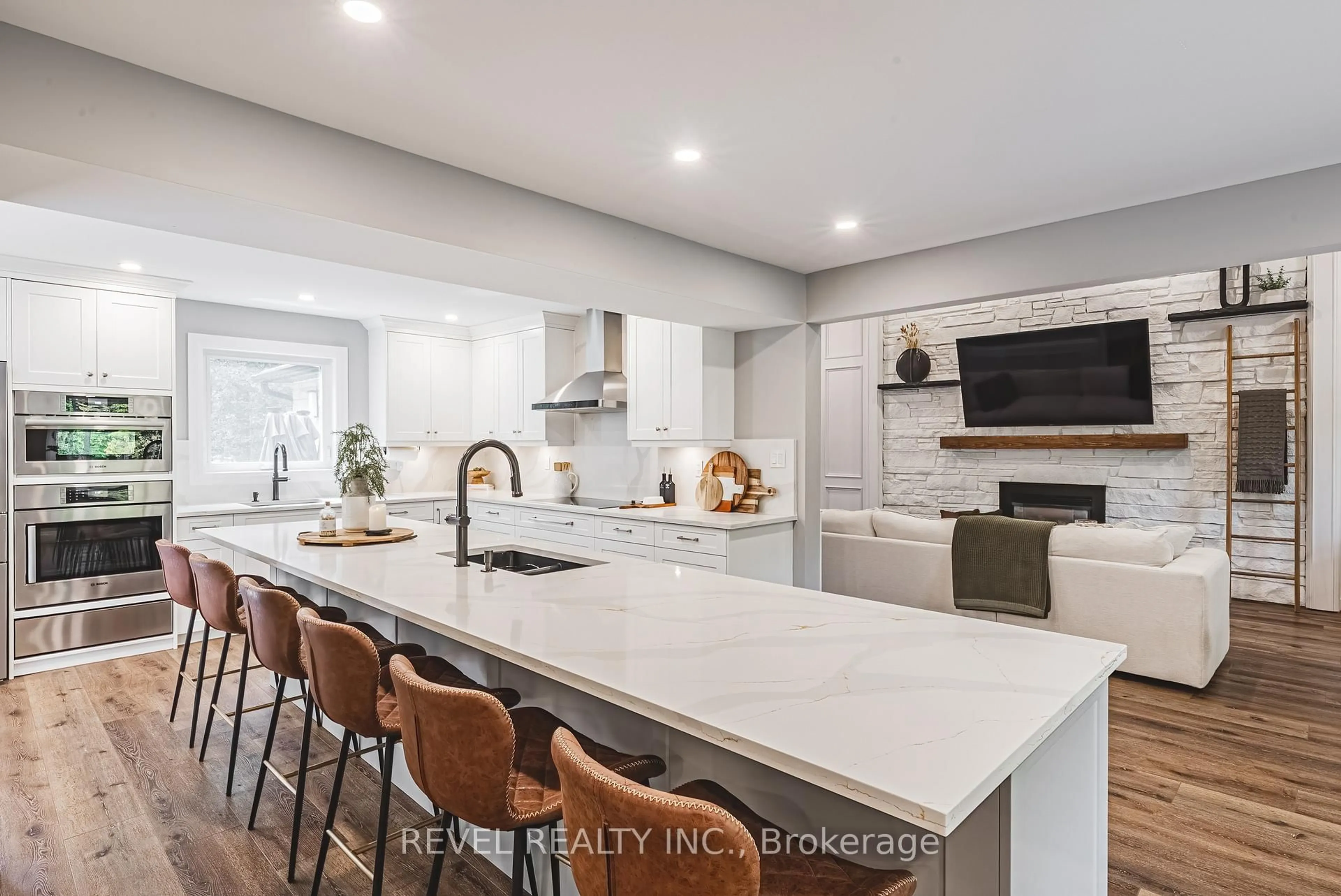 Contemporary kitchen, ceramic/tile floor for 45 Golf Club Rd, Hamilton Ontario L0R 1P0