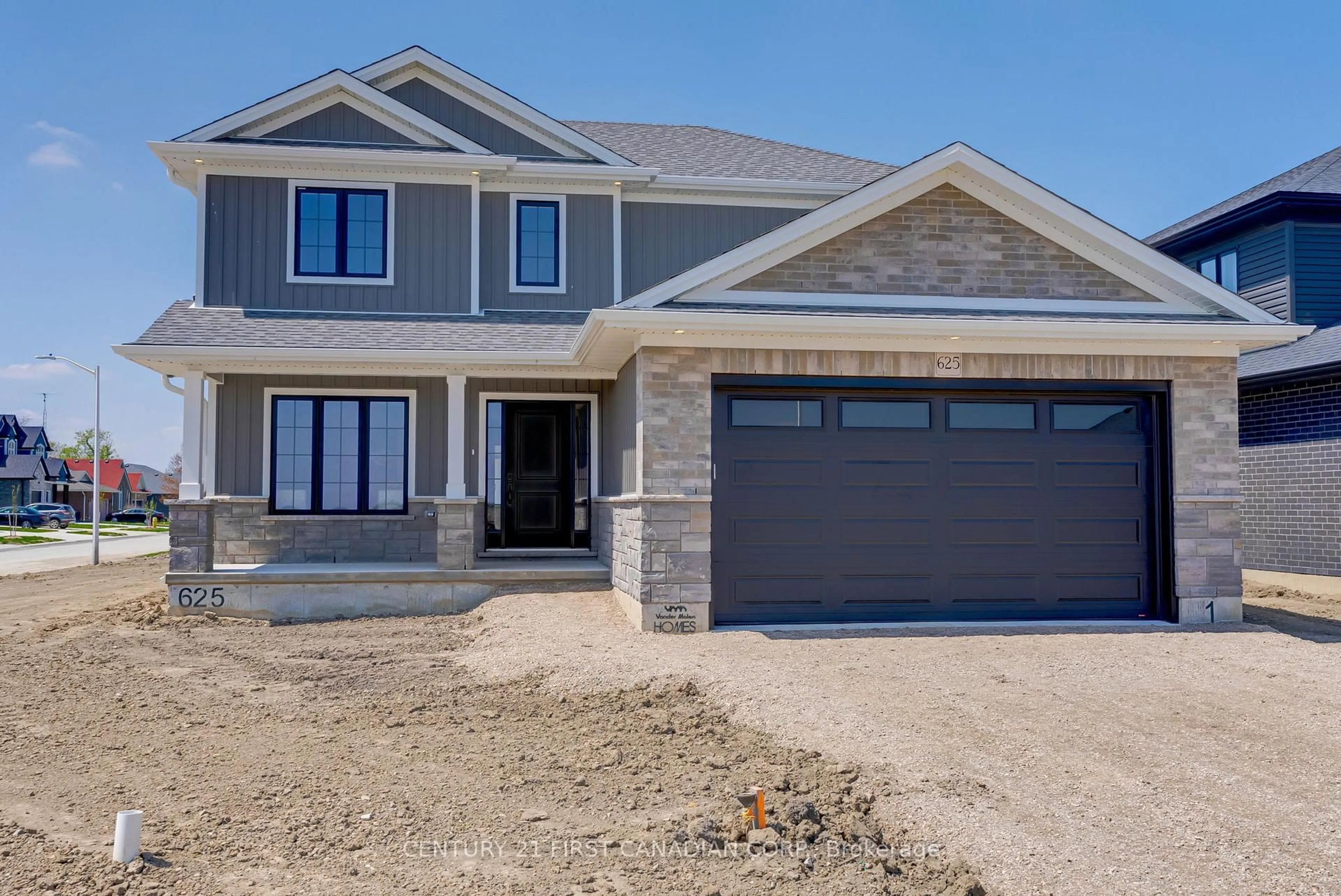 Home with brick exterior material, street for 106 Mapledene Lane, Lucan Biddulph Ontario N0M 2J0