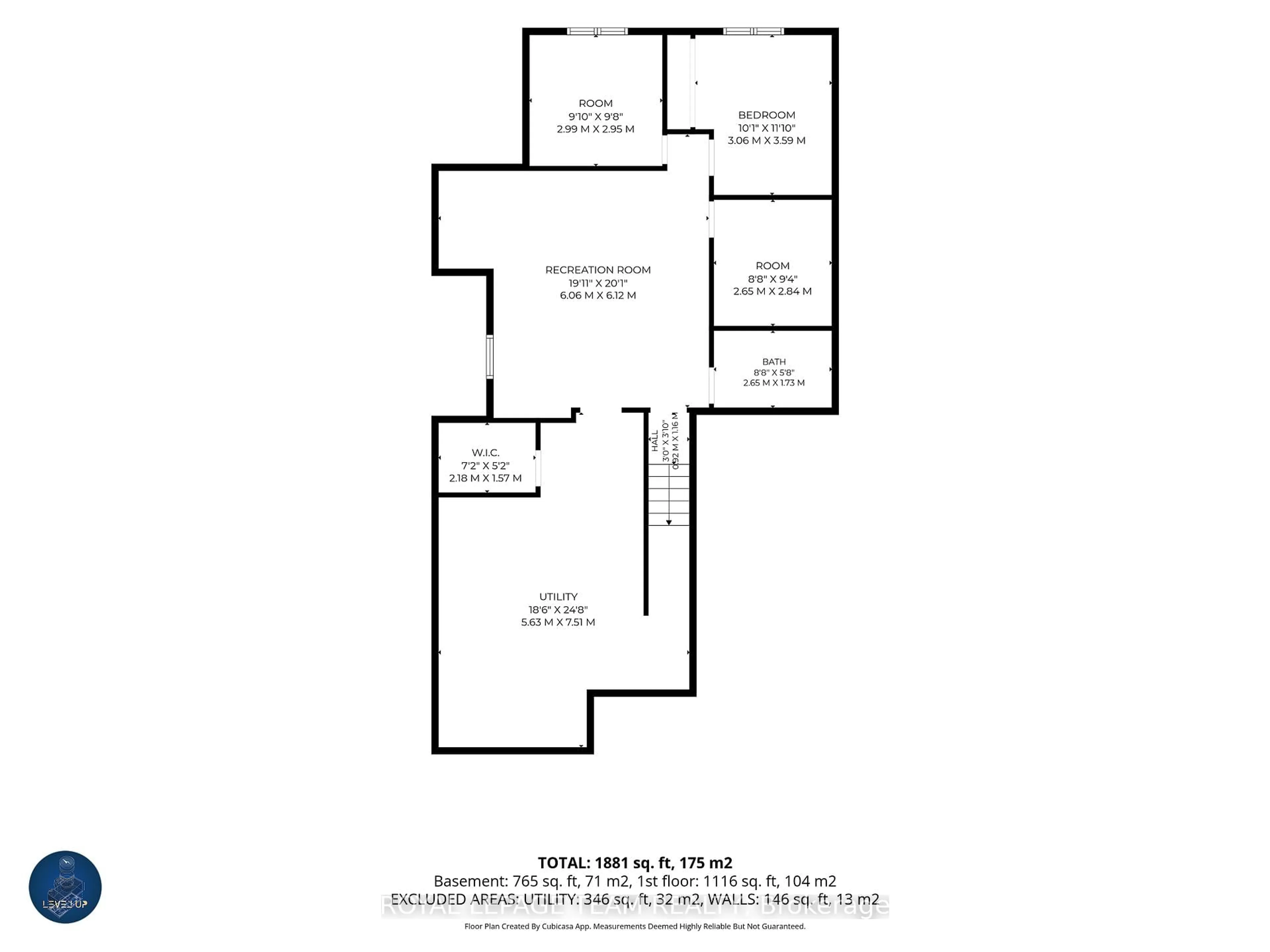 Floor plan for 41 Billingham Cres, Ottawa Ontario K2K 2T7