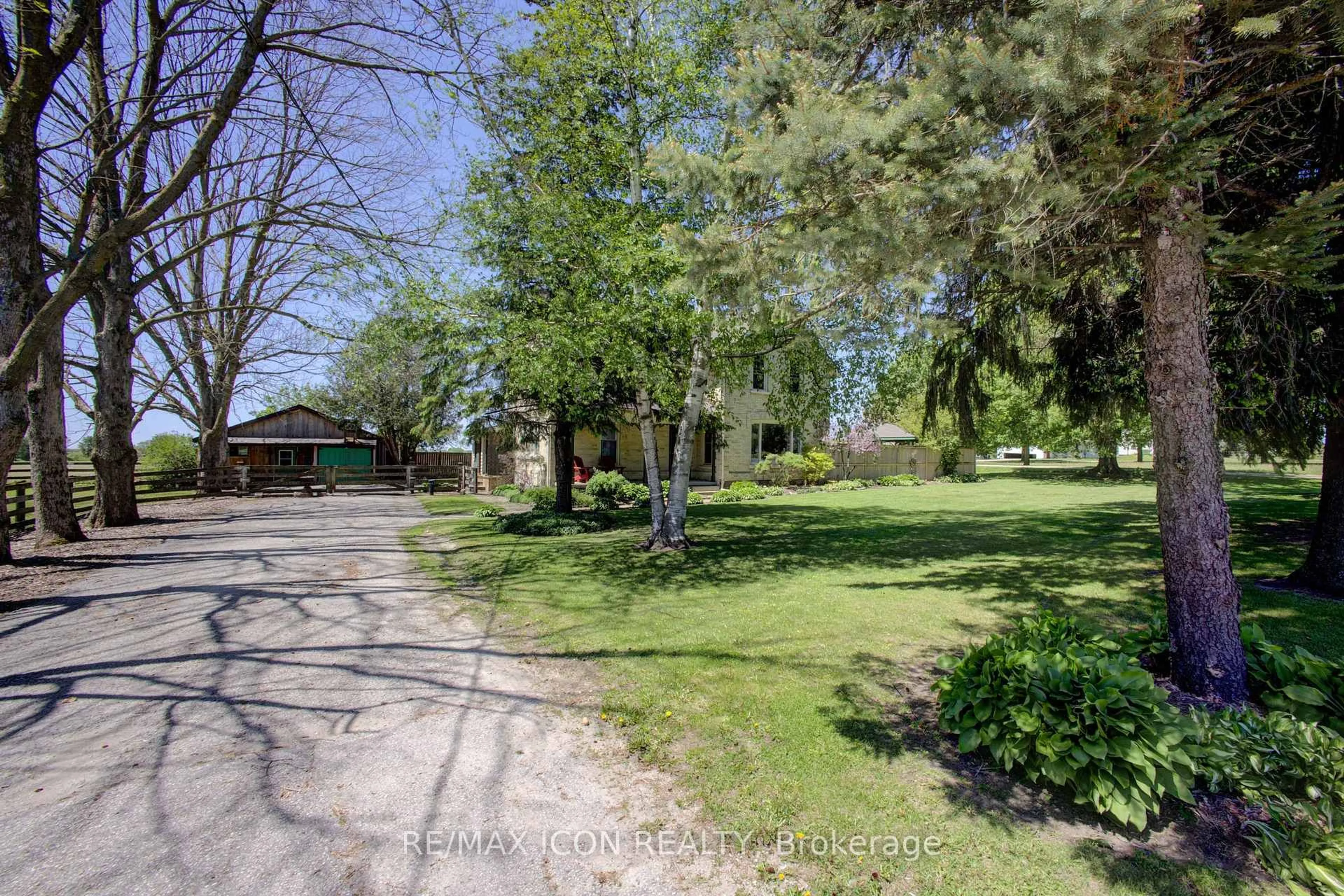 A pic from outside/outdoor area/front of a property/back of a property/a pic from drone, street for 392114 Grey 109 Rd, Southgate Ontario N0G 2A0