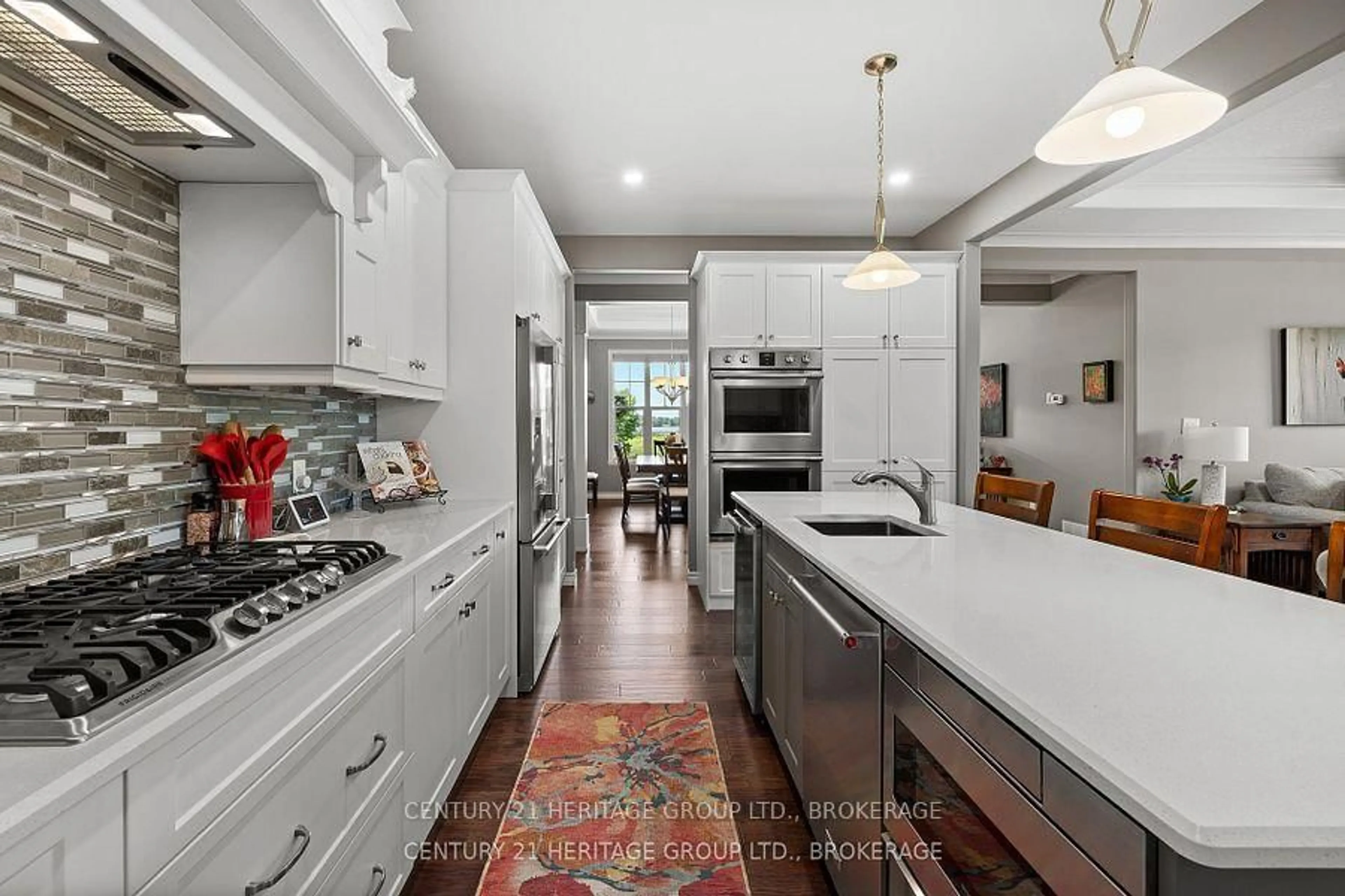 Open concept kitchen, ceramic/tile floor for 1071 Cranberry Cove Lane, Seeley's Bay Ontario K0H 2N0