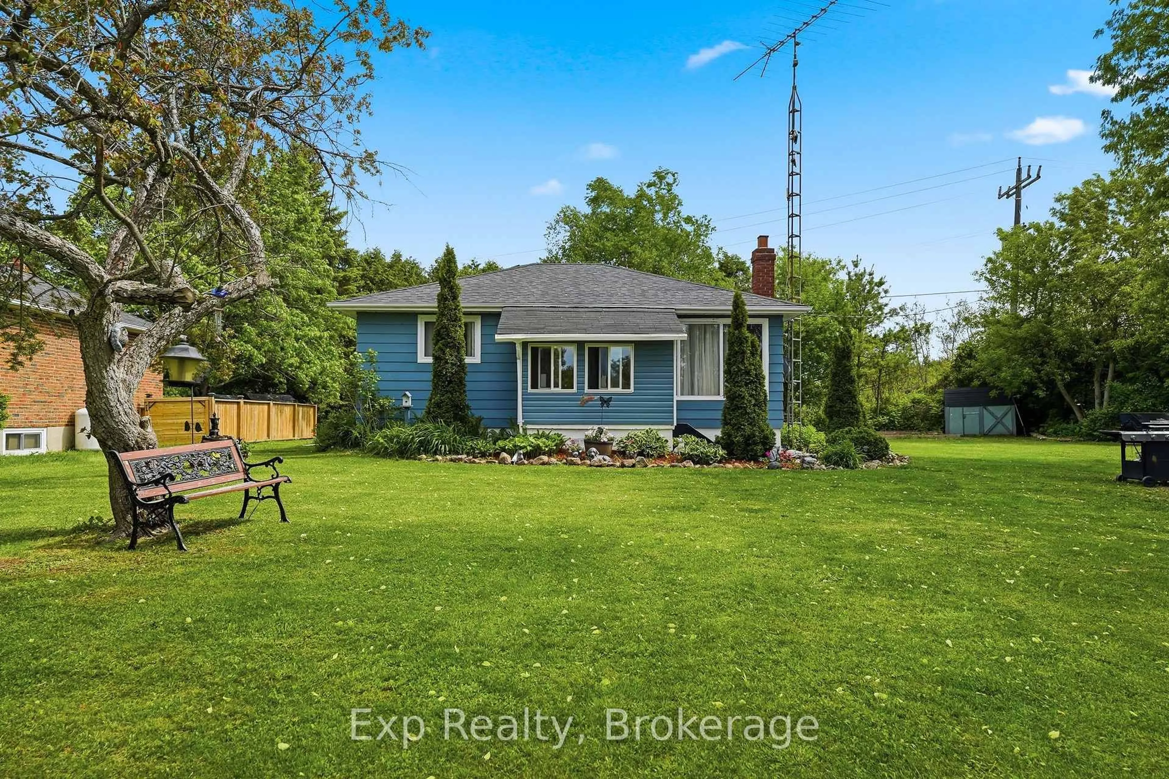 A pic from outside/outdoor area/front of a property/back of a property/a pic from drone, water/lake/river/ocean view for 7497 Cavan Rd, Hamilton Township Ontario K0L 1E0