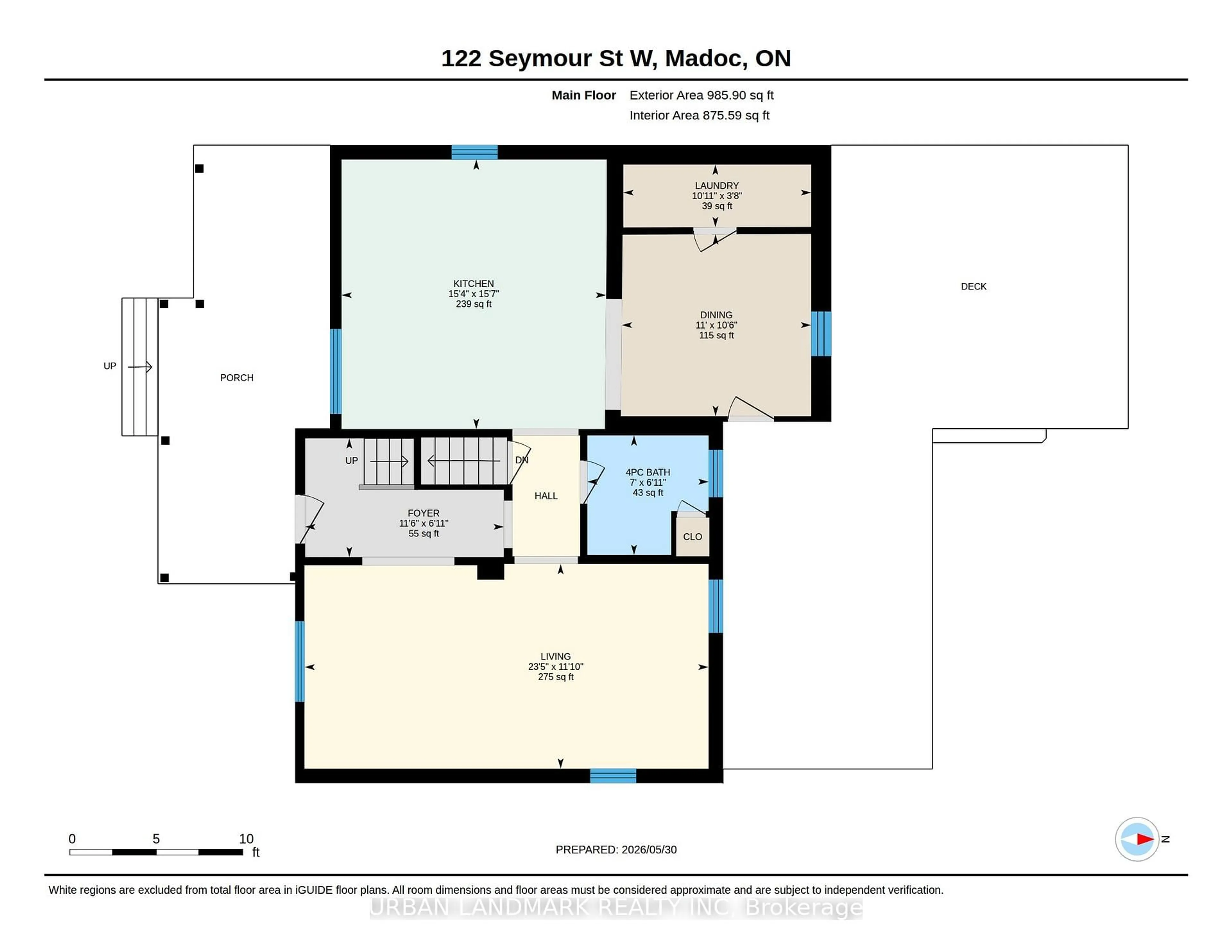 Floor plan for 122 Seymour St, Madoc Ontario K0K 2K0
