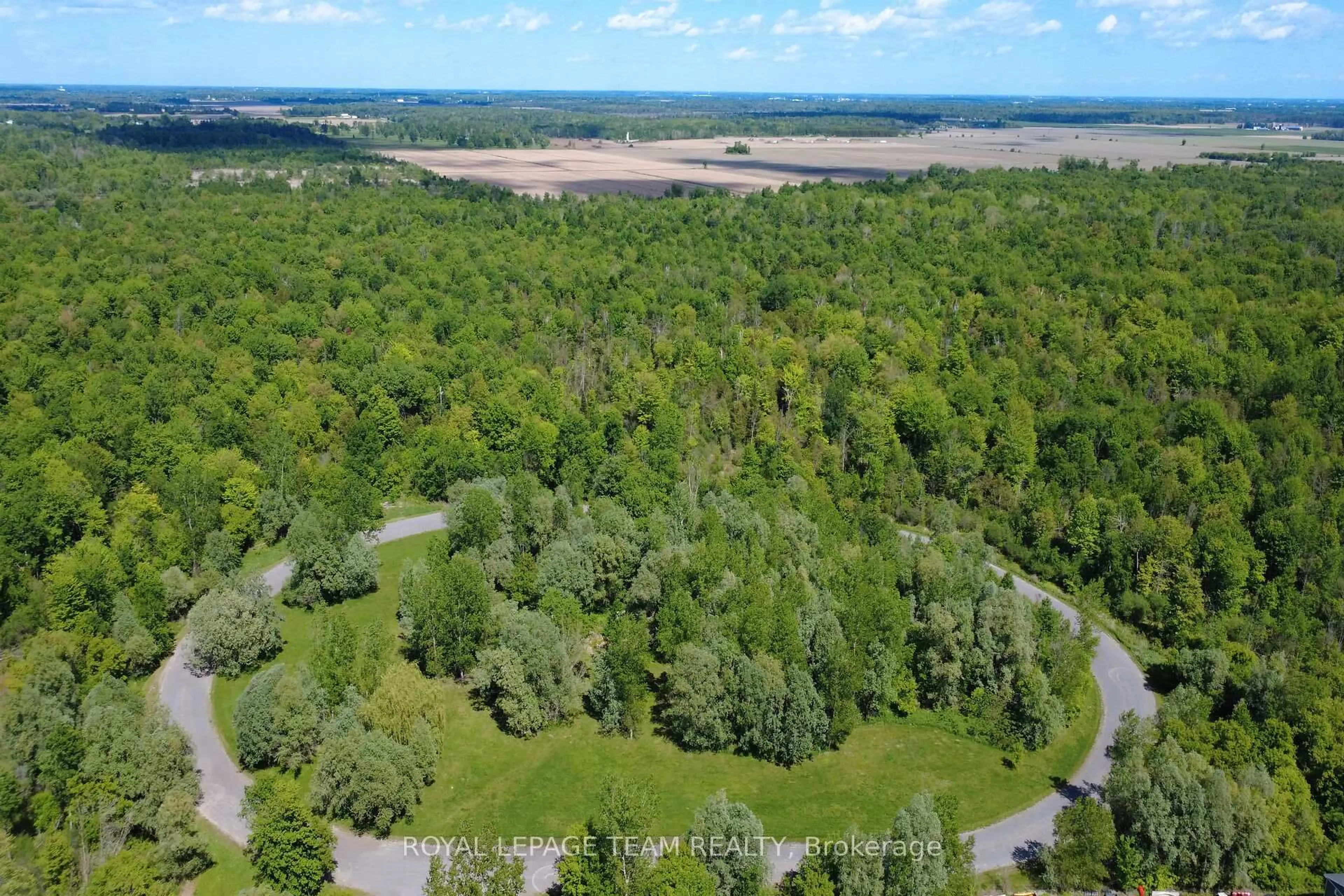 A pic from outside/outdoor area/front of a property/back of a property/a pic from drone, forest/trees view for 2867 Stagecoach Rd, Osgoode Ontario K0A 2W0