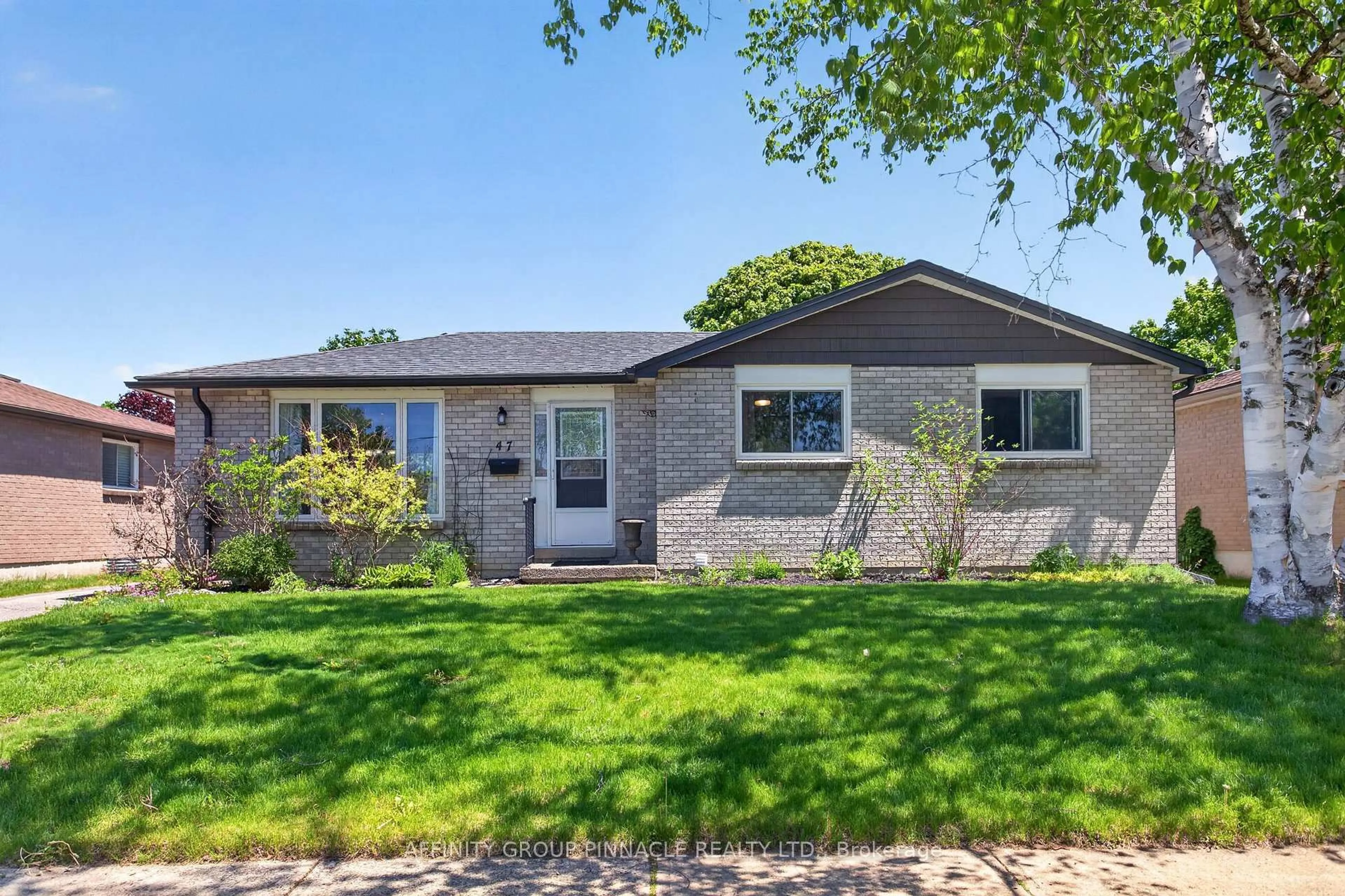 Home with vinyl exterior material, street for 47 Birch Crt, Kawartha Lakes Ontario K9V 5J3
