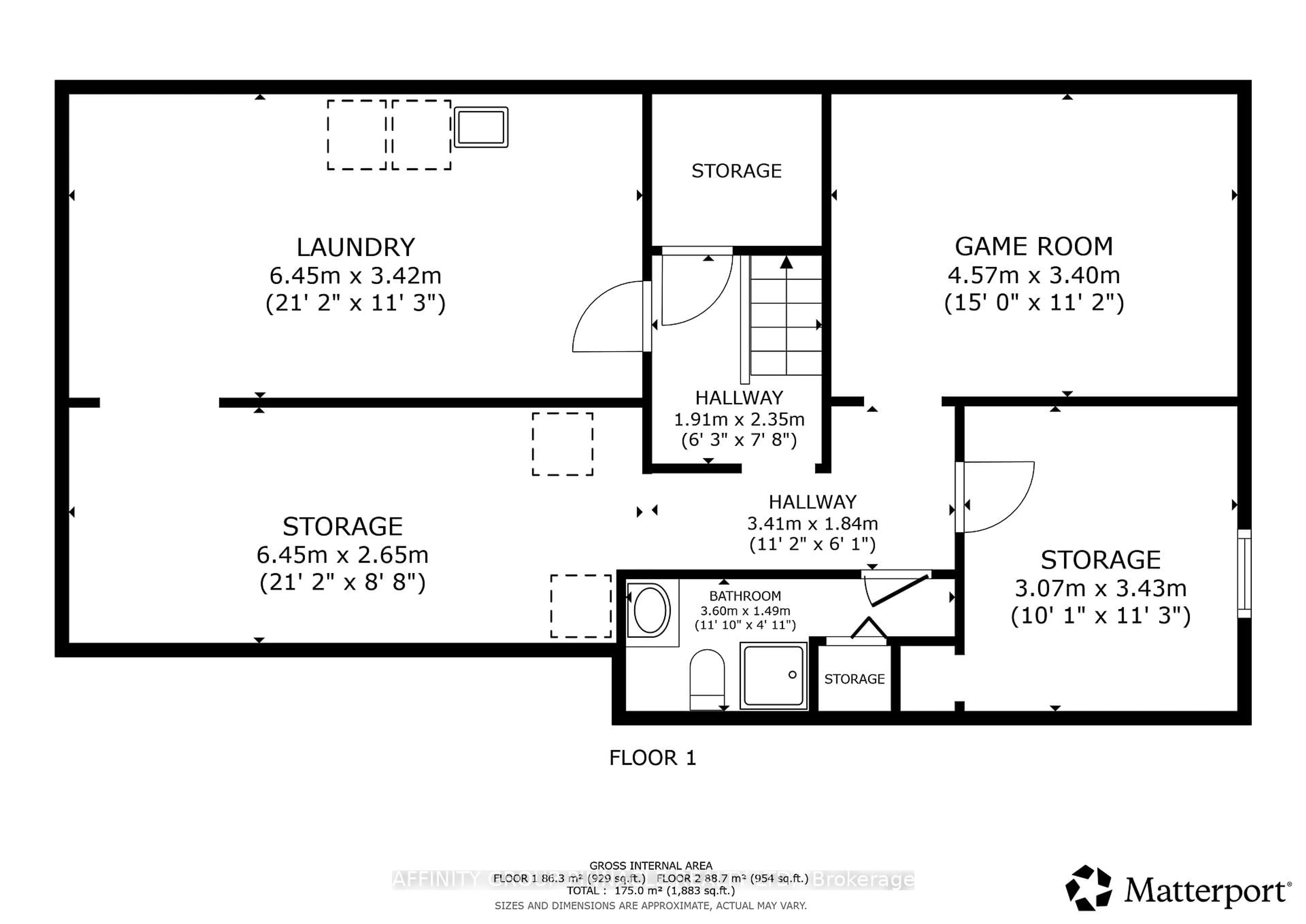 Floor plan for 47 Birch Crt, Kawartha Lakes Ontario K9V 5J3