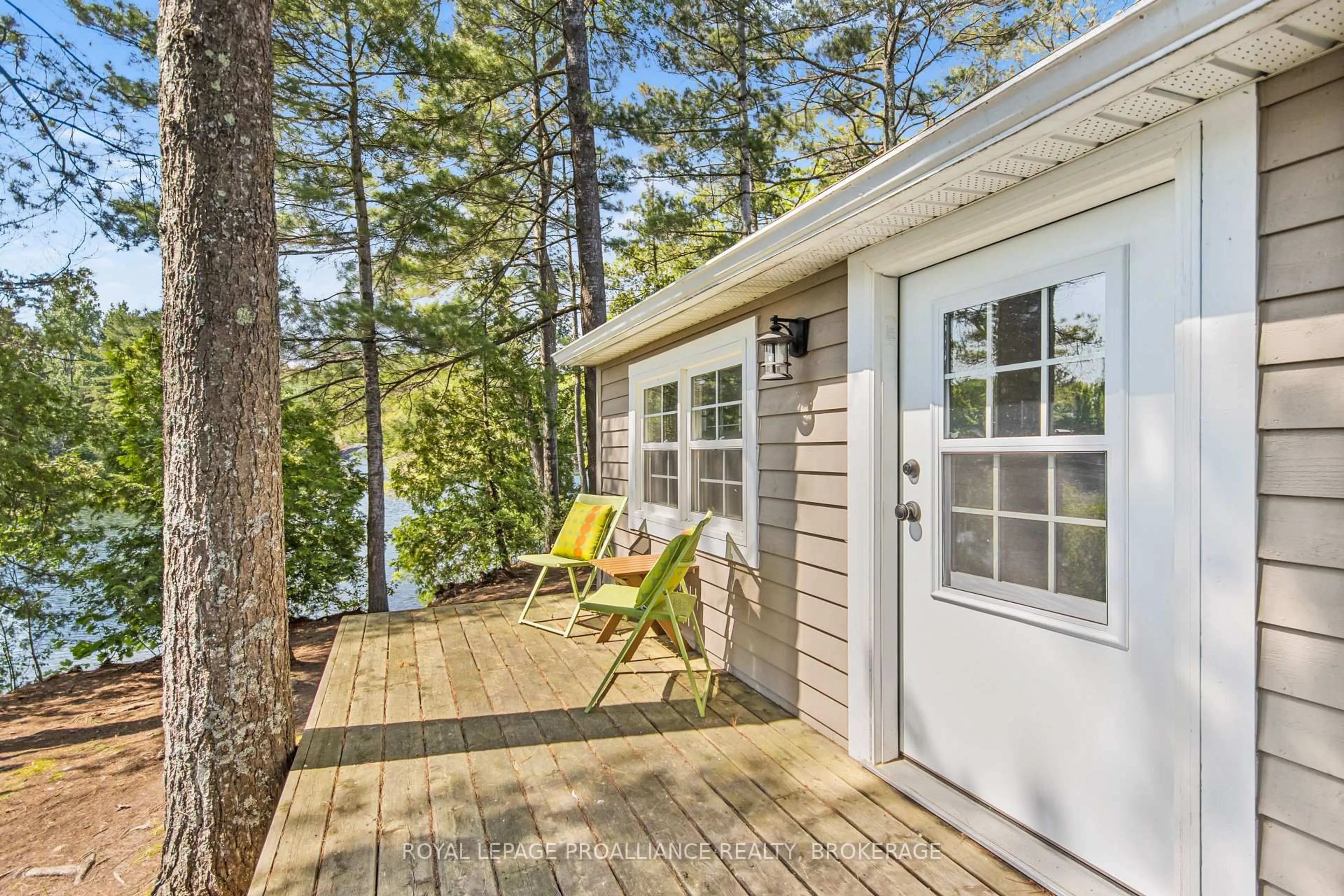 Patio, water/lake/river/ocean view for 20300 South Brother Island, Battersea Ontario K0H 1H0