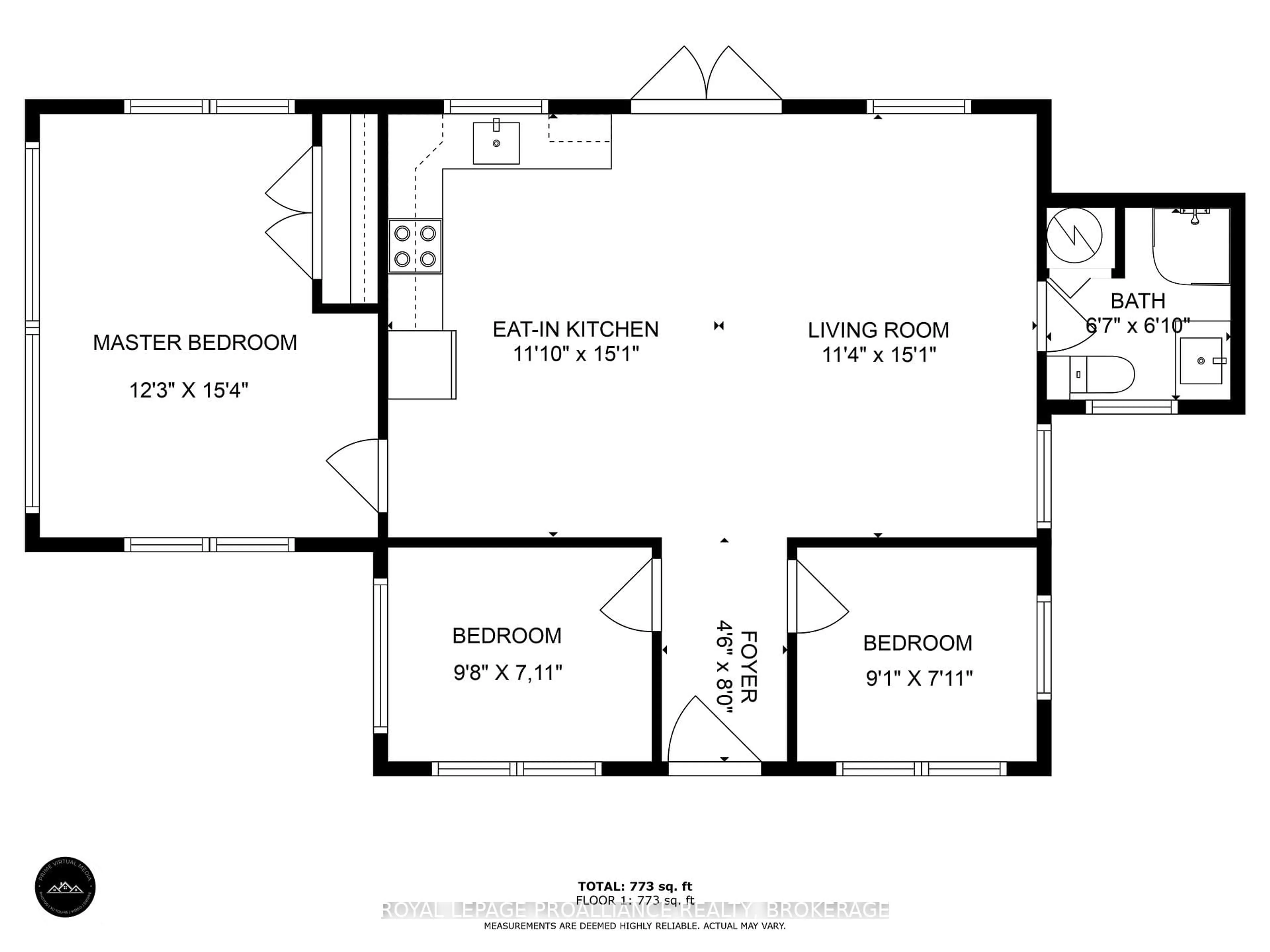 Floor plan for 20300 South Brother Island, Battersea Ontario K0H 1H0