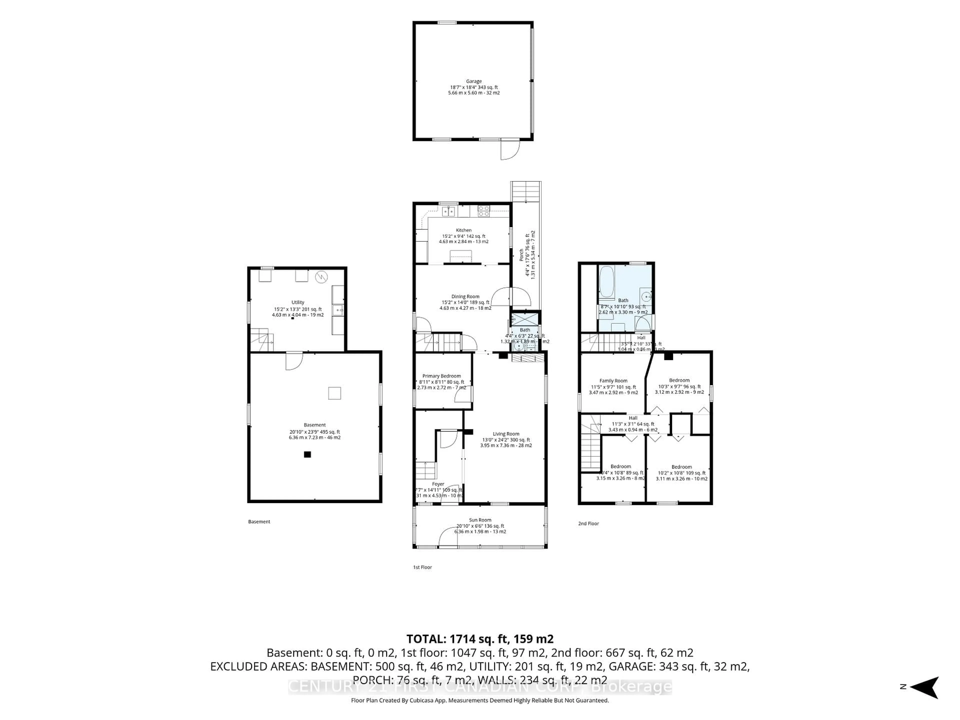 Floor plan for 61 Alma St, St. Thomas Ontario N5P 3A9