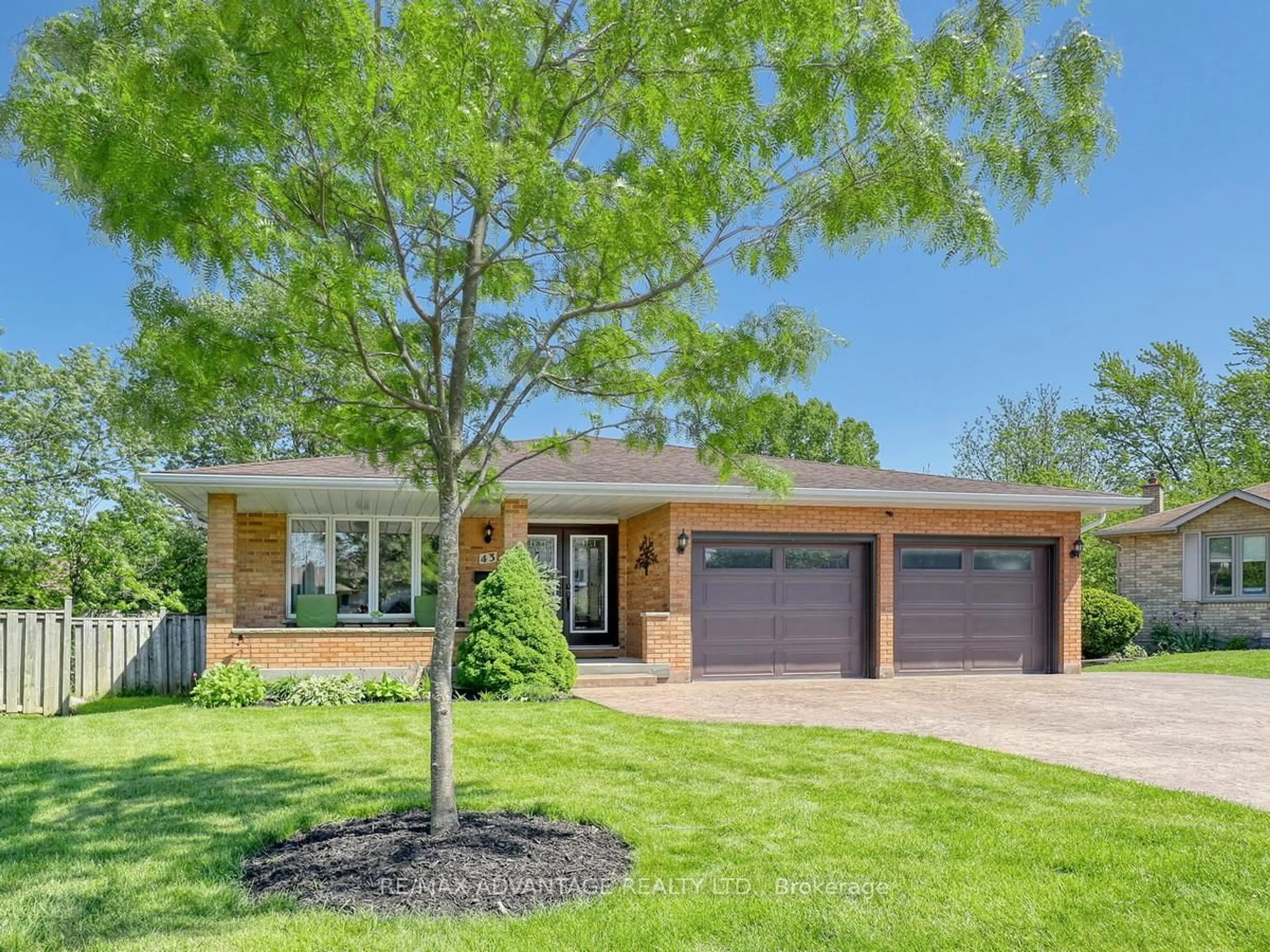 Home with brick exterior material, street for 43 Lynngate Grve, London South Ontario N6K 3S7