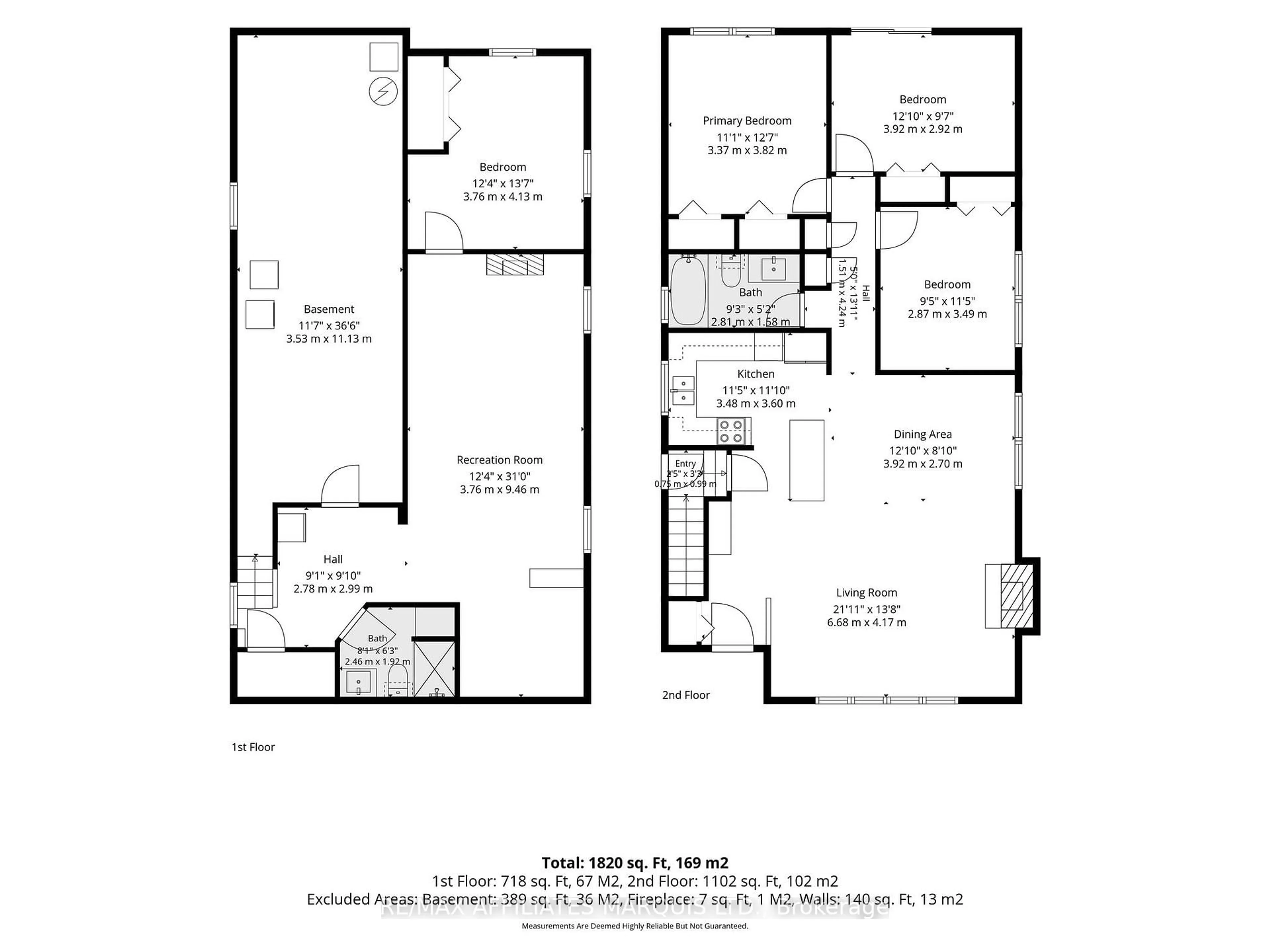 Floor plan for 19 Dunbar Ave, Cornwall Ontario K6H 5M6