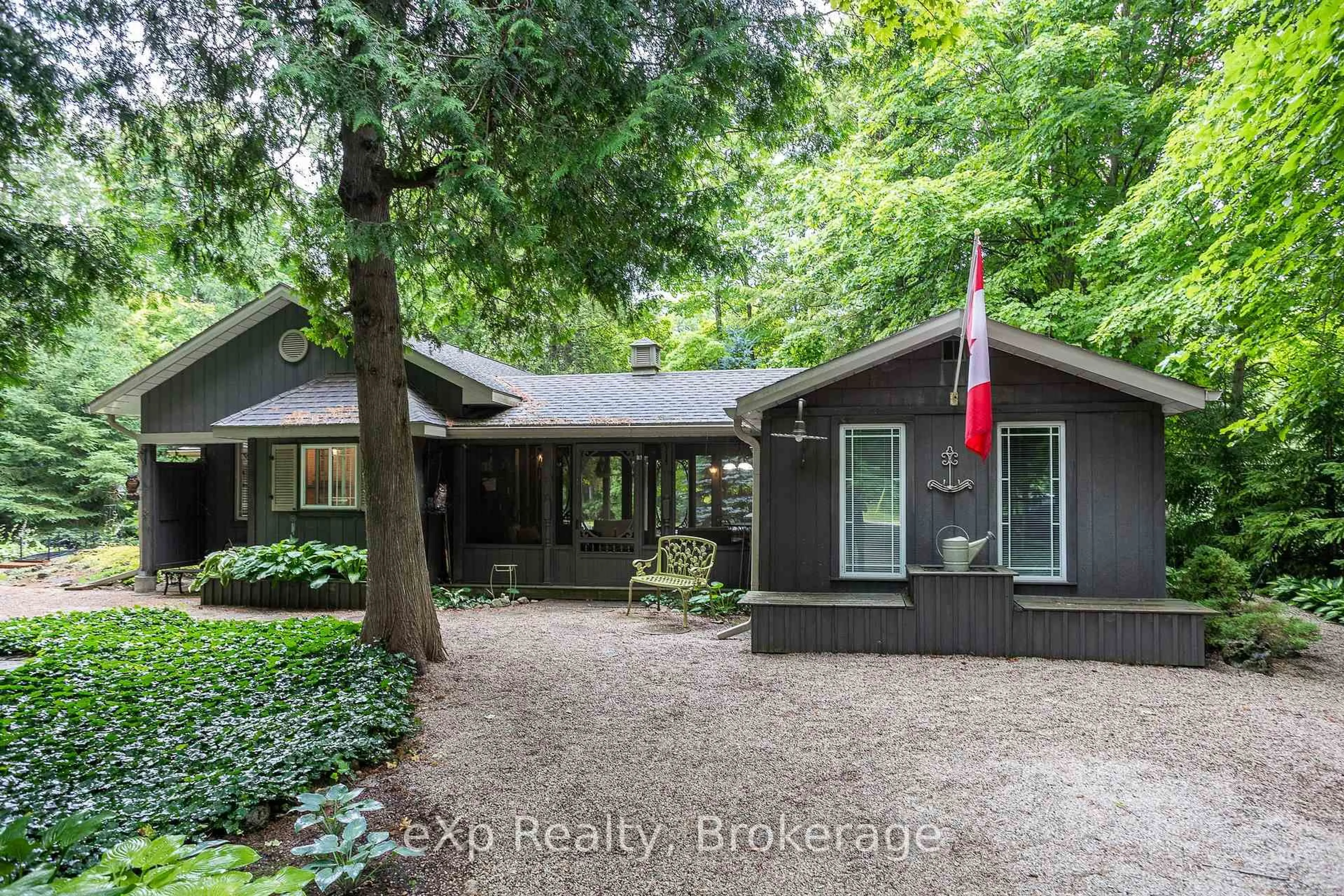 Home with vinyl exterior material, forest/trees view for 127 Paisley Dr, Chatsworth Ontario N0G 1L0