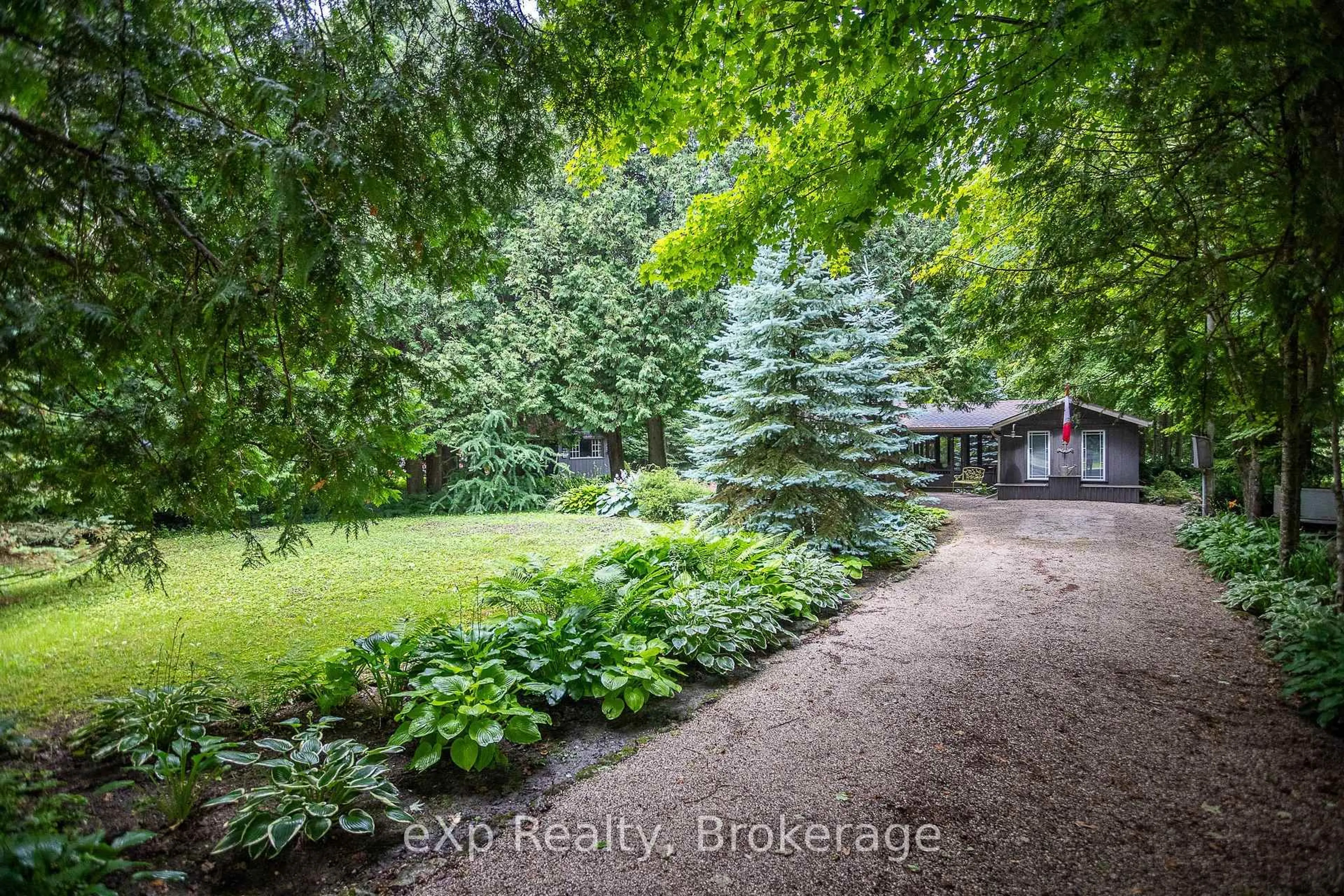 Patio, forest/trees view for 127 Paisley Dr, Chatsworth Ontario N0G 1L0