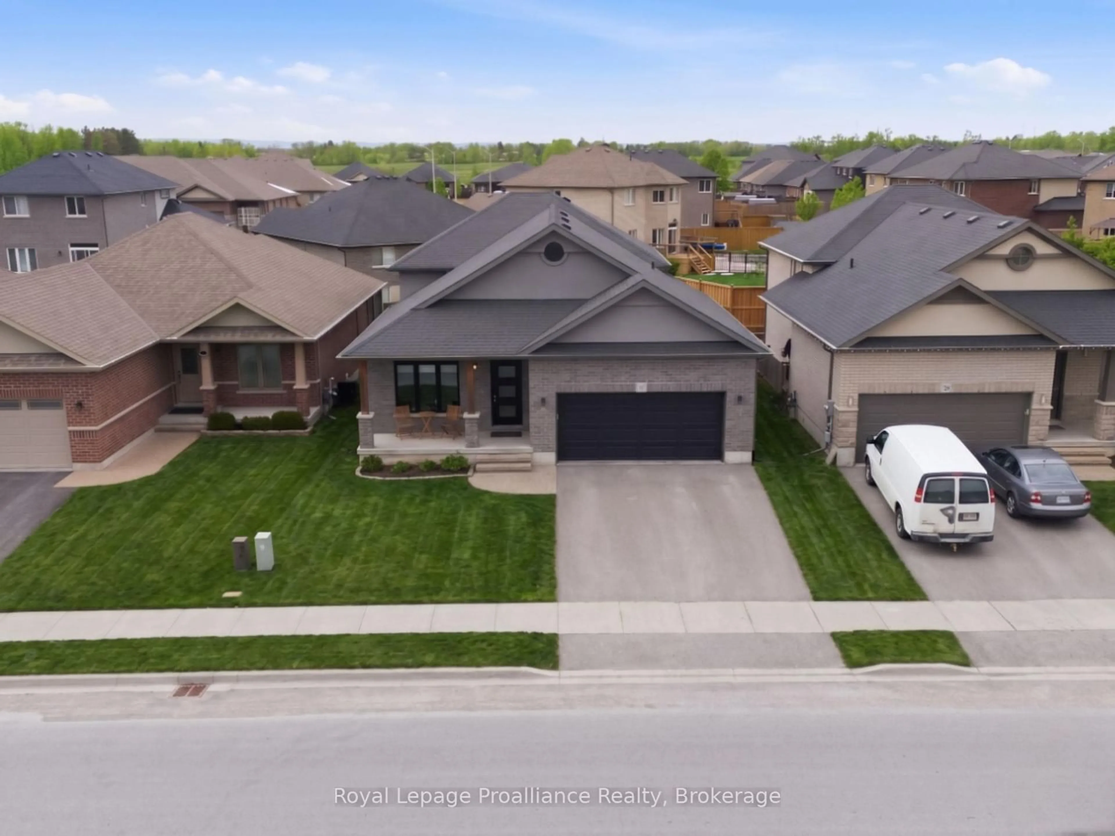 A pic from outside/outdoor area/front of a property/back of a property/a pic from drone, street for 22 Kempton Ave, Belleville Ontario K8N 0E9